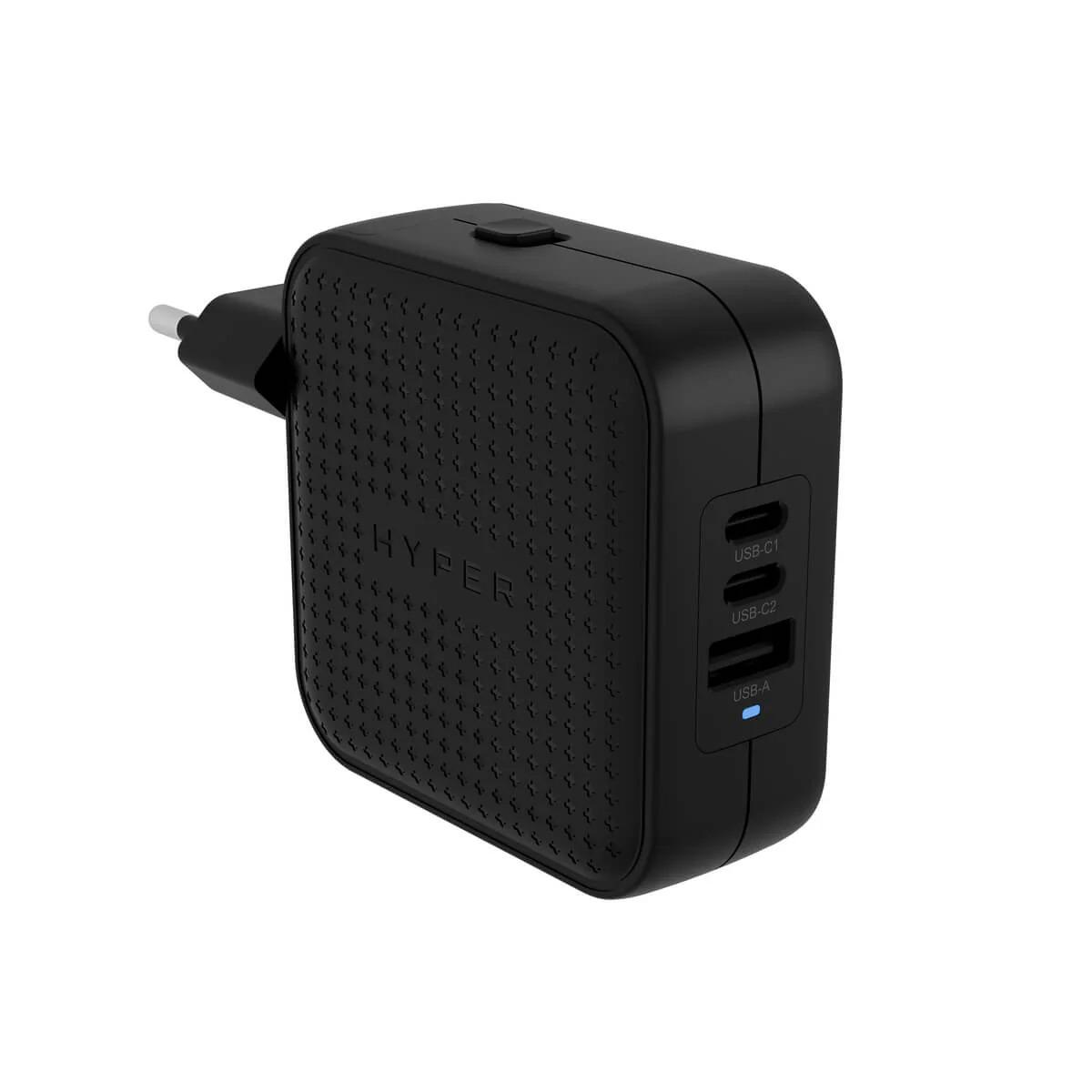 6941921149406 - Hyper® HyperJuice 70W USB-C GaN Reise-Ladegerät (3C+1A) - Schwarz
