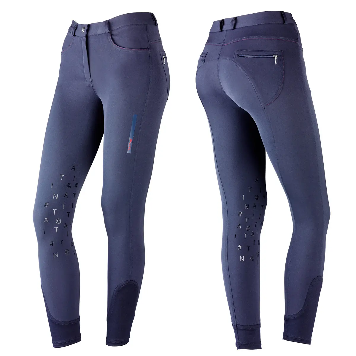 Tattini Bleu Spodnie Damskie Amaranto