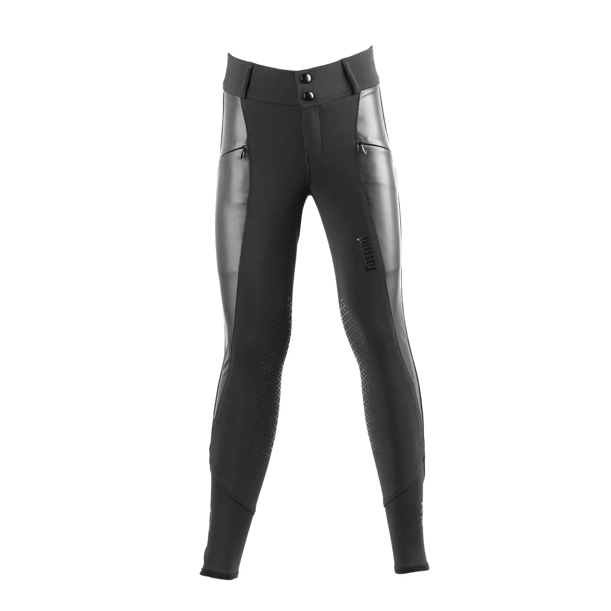 Meilleurs prix pour Legging équitation mid grip eco-cuir fille Tattini