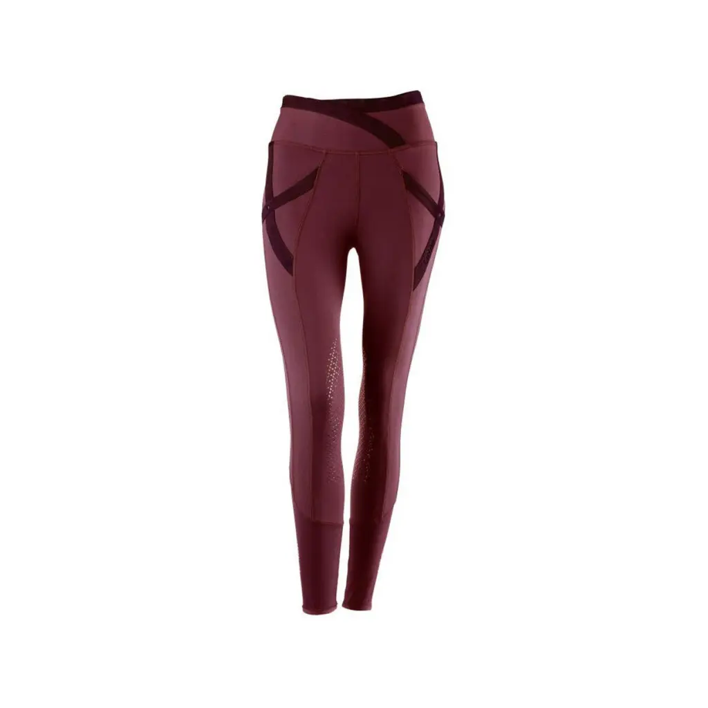 Comparer les prix de Legging équitation mid grip femme Tattini Aloe