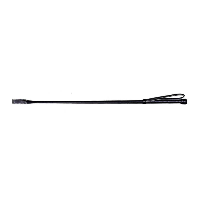 Tattini Marron English Whip With Leather And Synthetic Coating