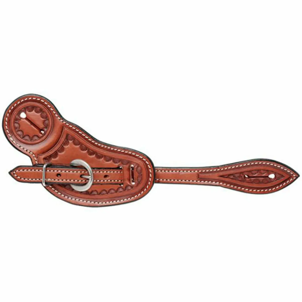 Tattini Marron Horse Spur Strap With Double Hole