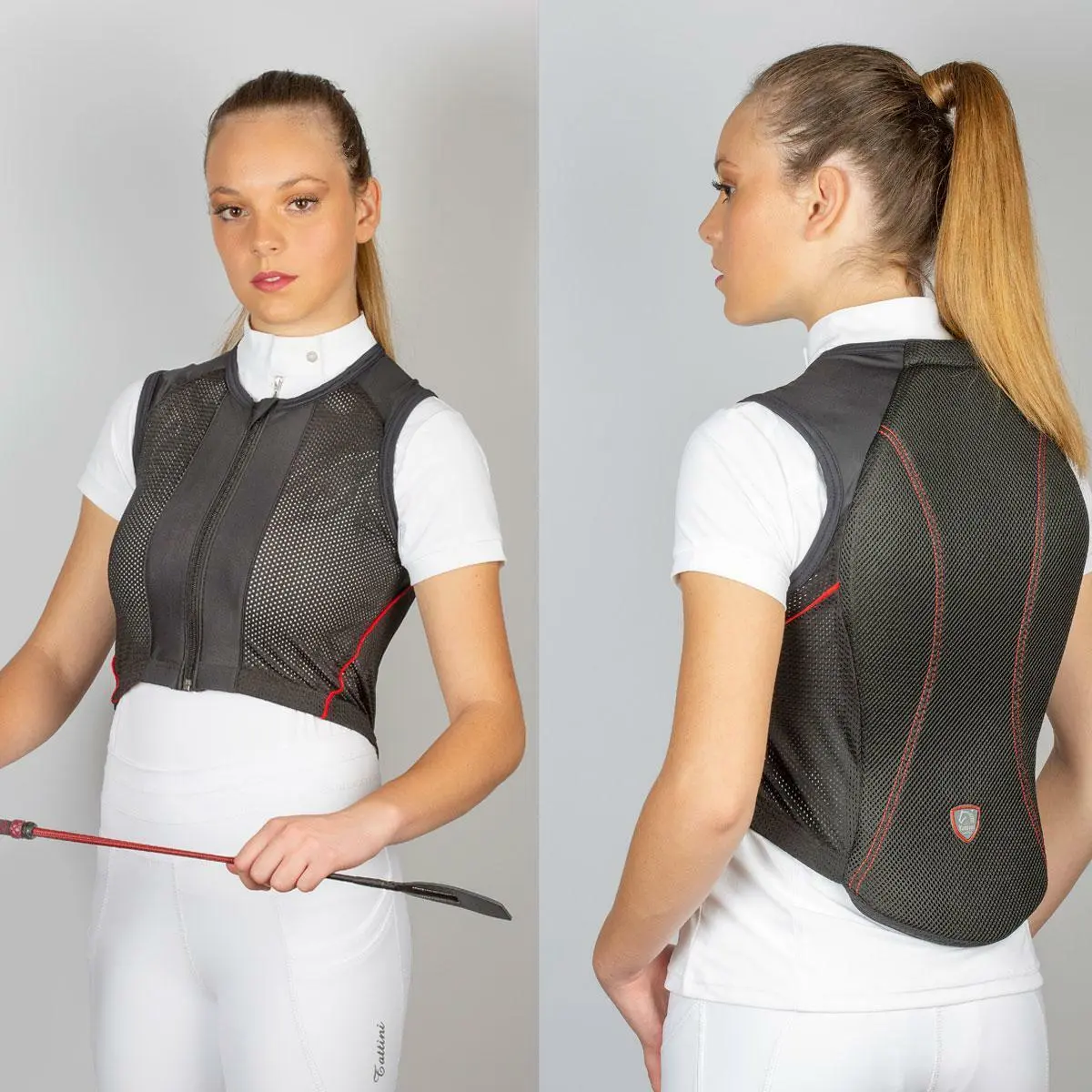 Tattini Noir Rugbeschermer Niveau 2 Voor Vrouwen