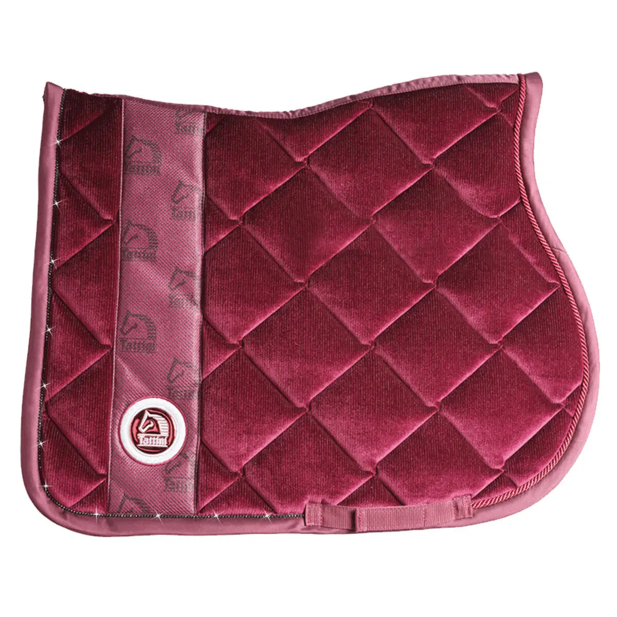 Tattini Rouge Saddle Pad For Horses Louvre