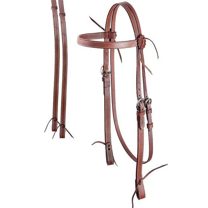 Tattini Noir Bridles Smooth Leather For Horses Western