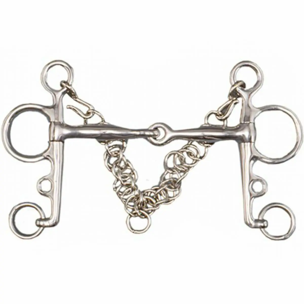 Tattini Argenté Pelham For Broken Horse In Stainless Steel With Curb Chain