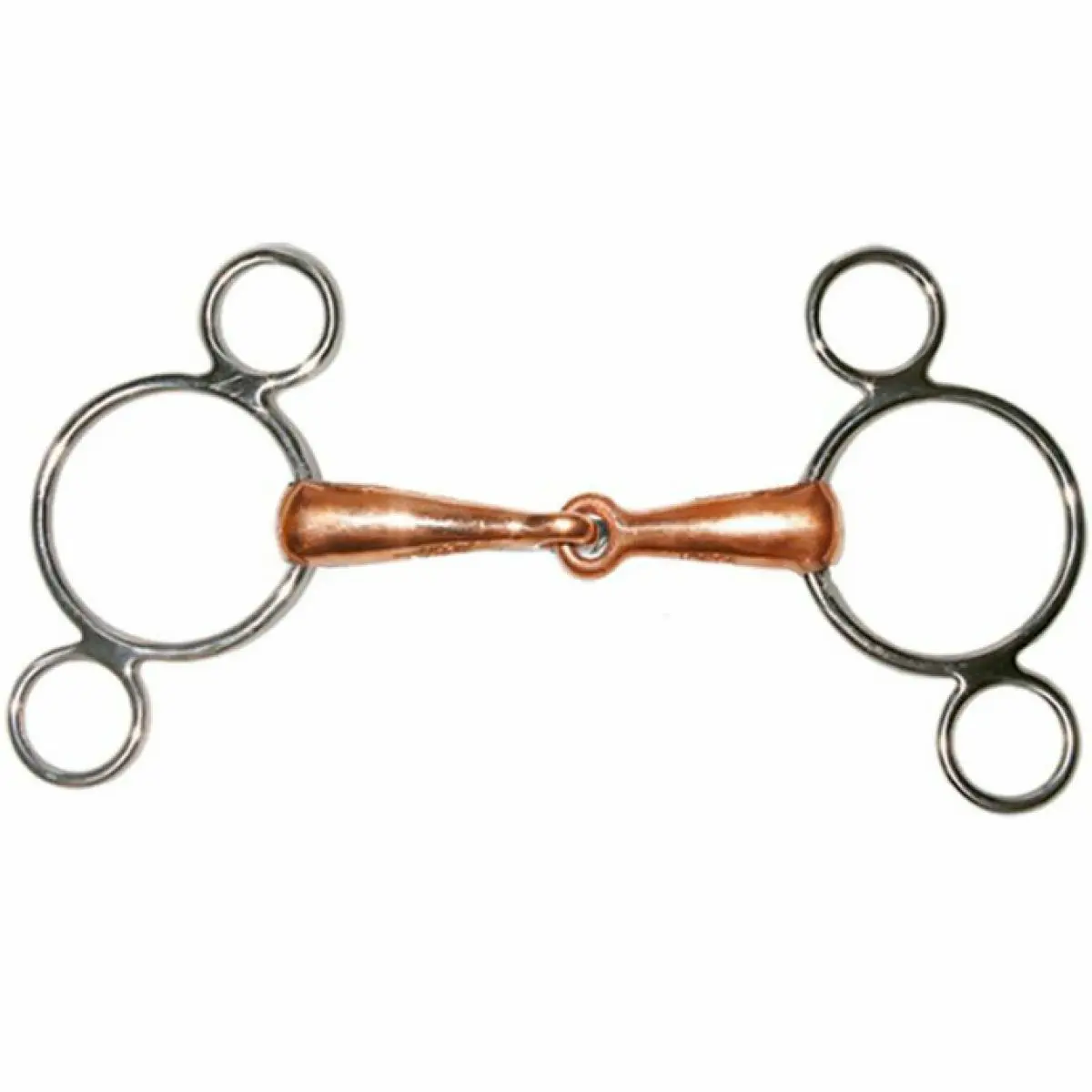 Tattini Argenté 3-4 Ring Bit For Horses Pessoa