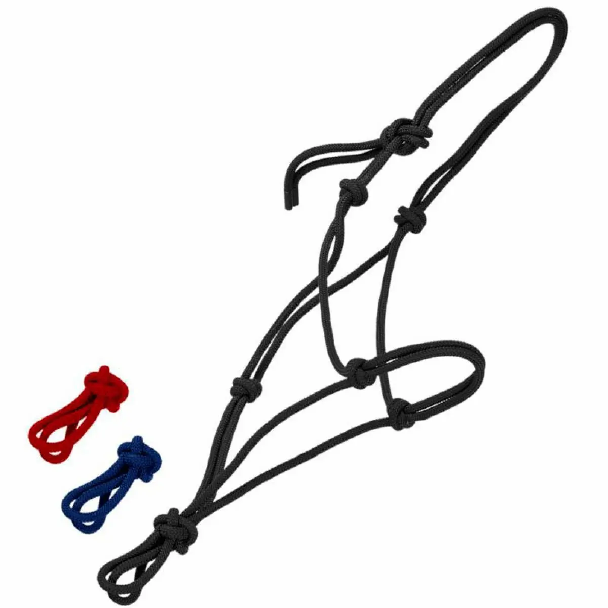 Tattini Rouge Knotted Rope Halter For Horses
