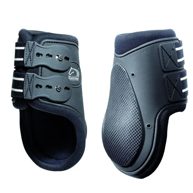 Tattini Noir Neoprene Front Gaiters For Open Horses + Hooks Pro