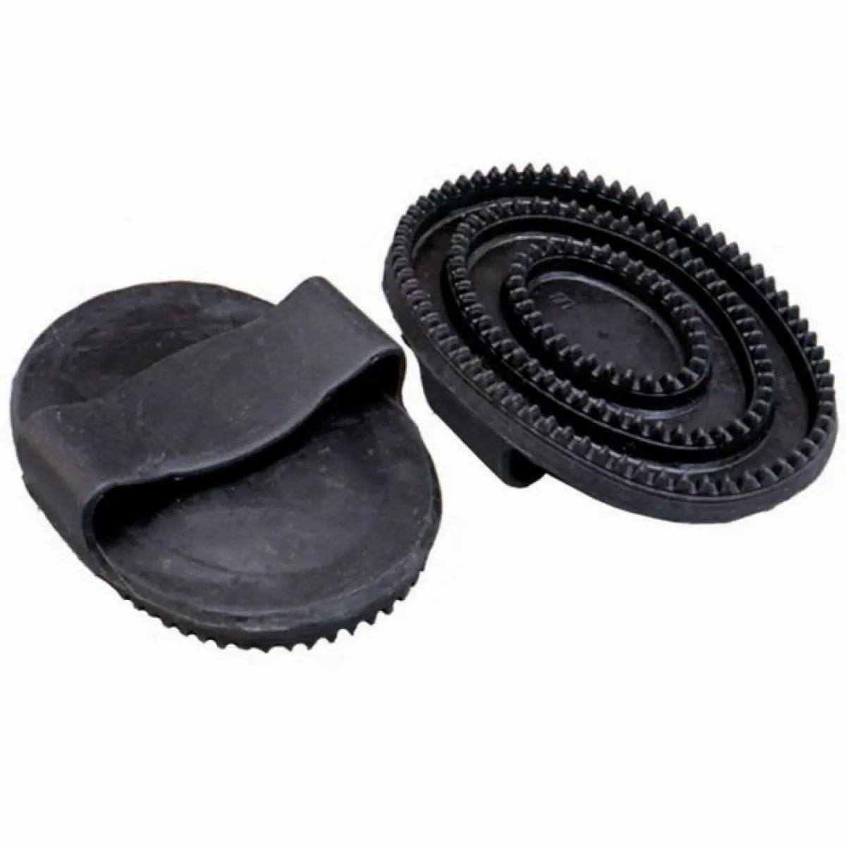 Tattini Noir Rubber Waffle Curry Comb