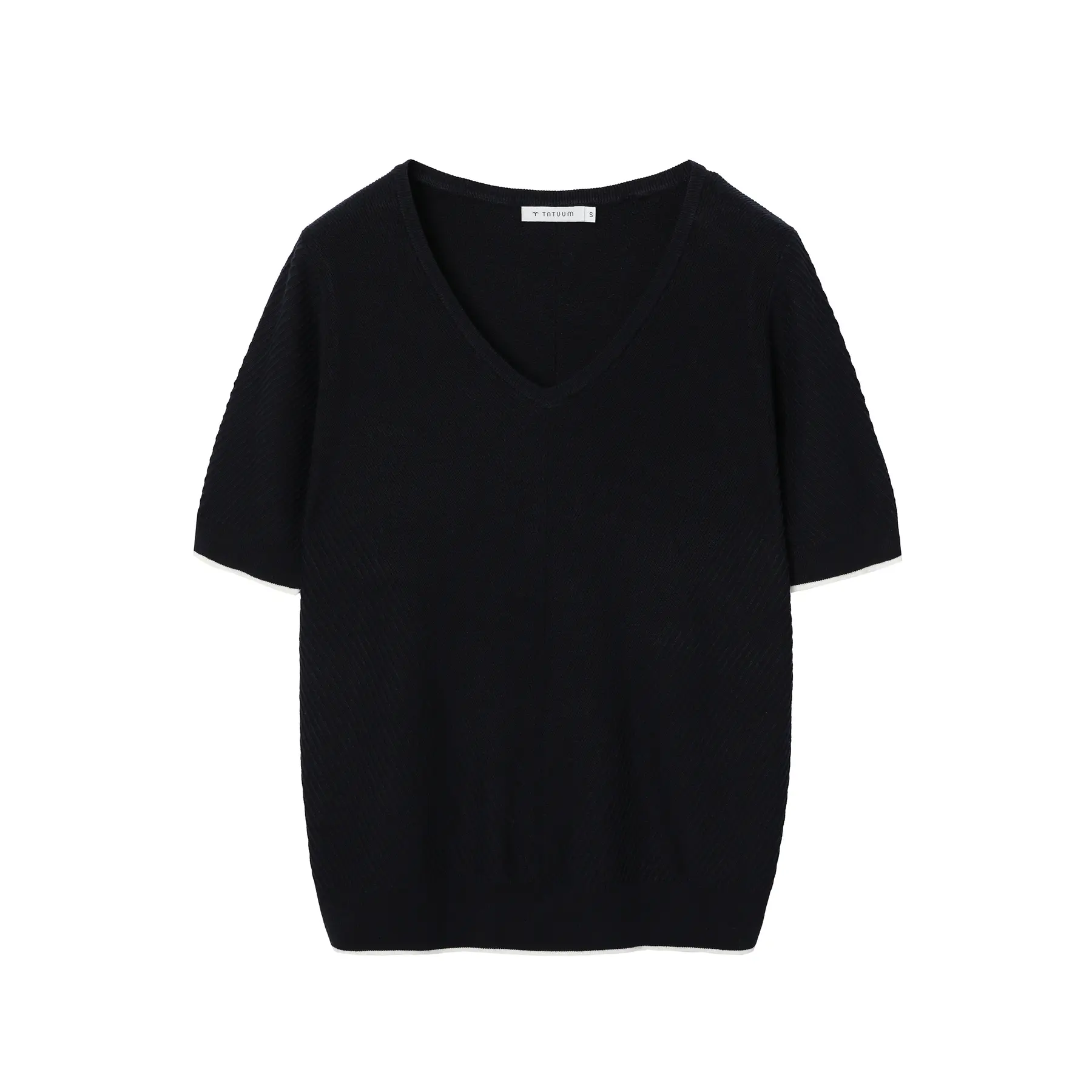 Image of Strickbluse aus Viskose für Frauen Tatuum Mugi Lenzing Ecovero