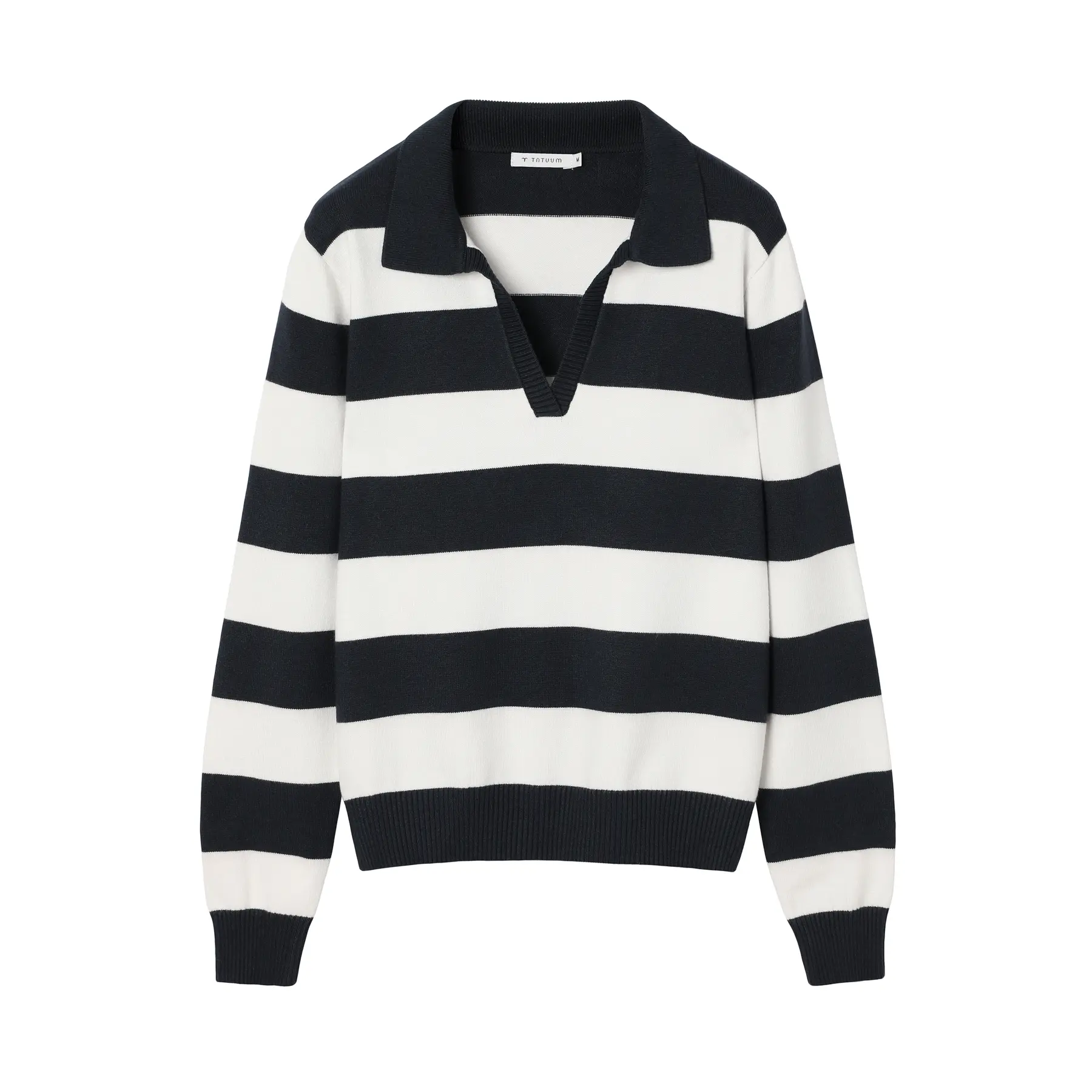 Maglione collo V in viscosa donna  Pola Lenzing Ecovero