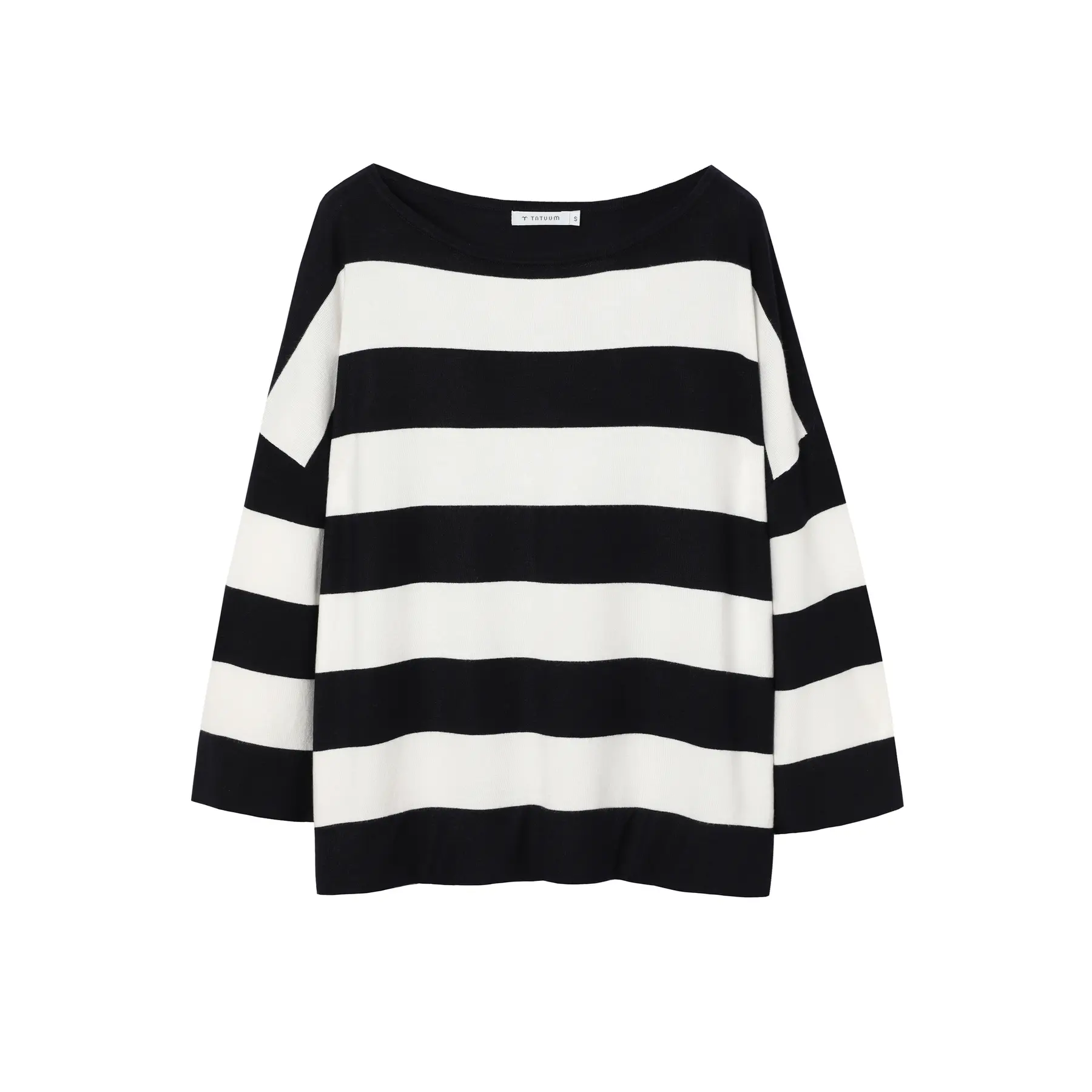 Image of Damen-Viskosepullover Tatuum Lajla Striped Lenzing Ecovero