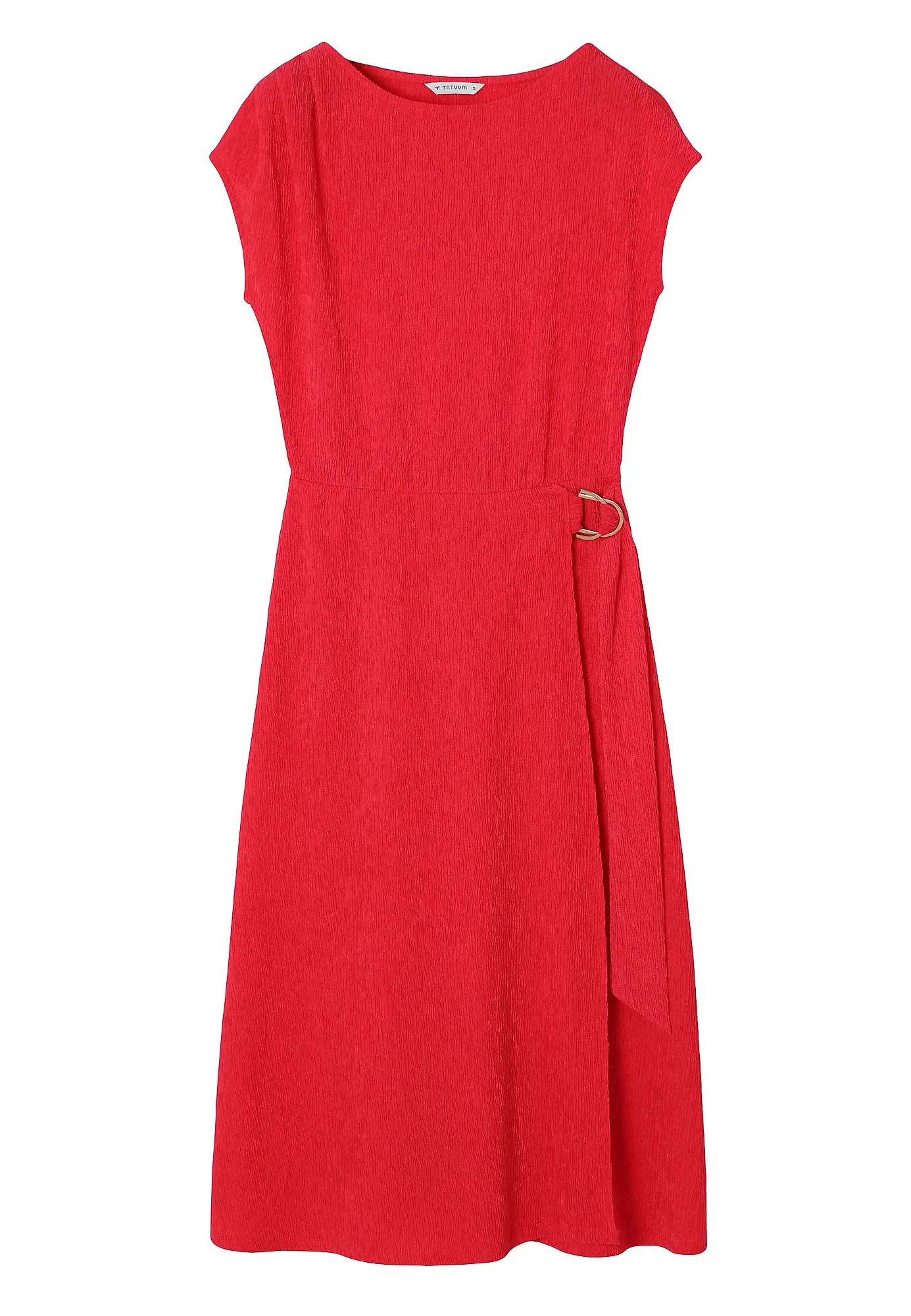 Robe froissée con cintura donna  Sadi
