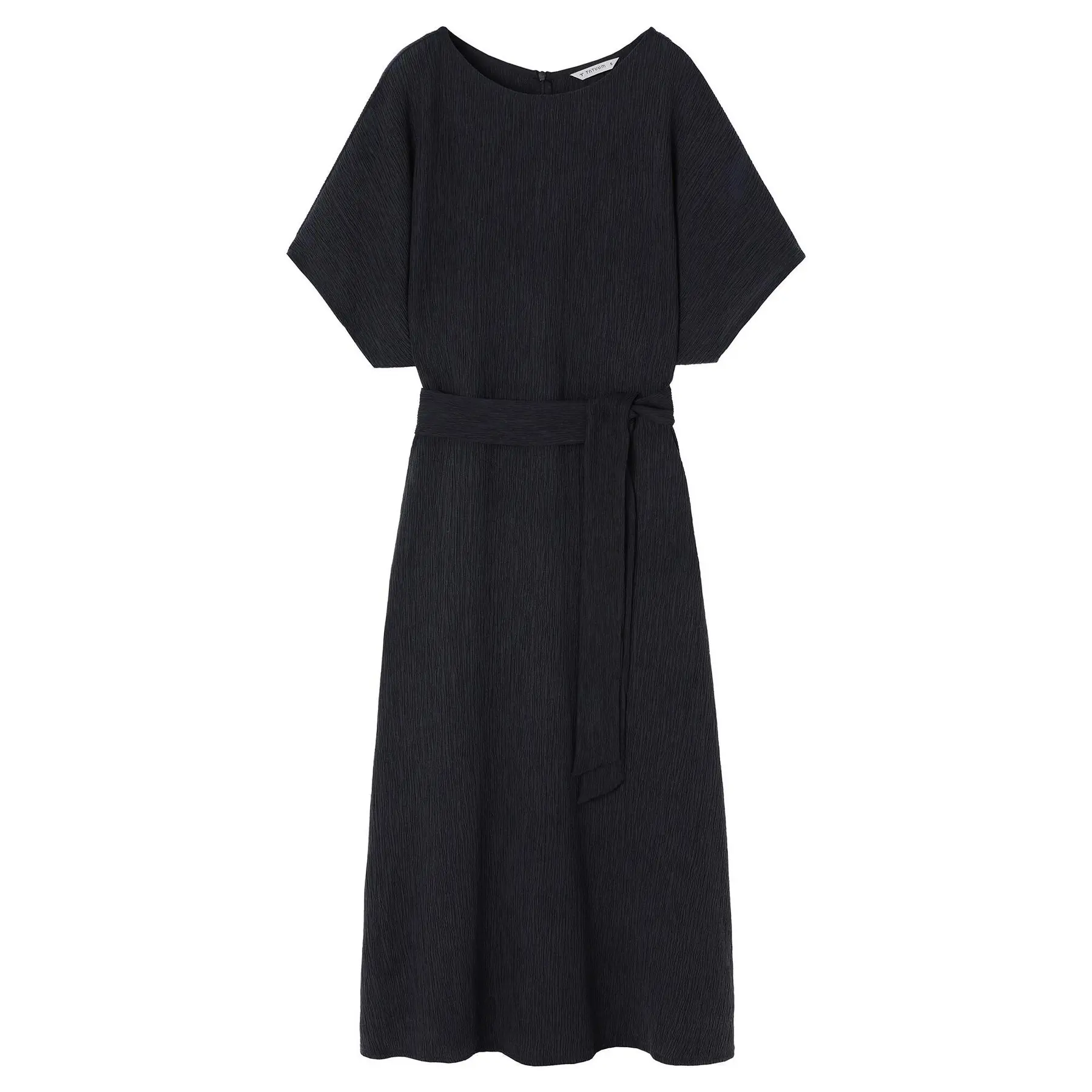 5900142450877 - Luftige Midikleid aus crèpem Stoff für Frauen Lunizma