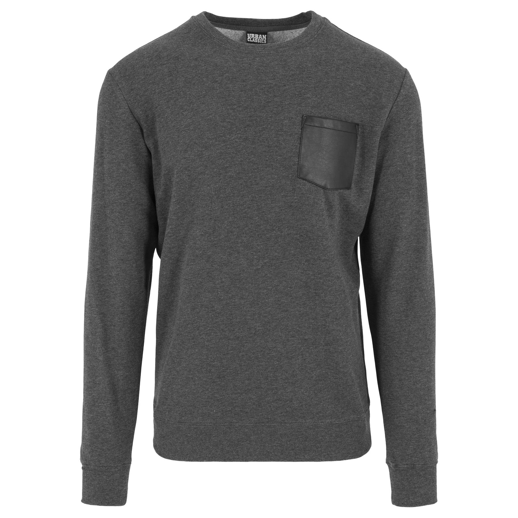 4053838087473 - Herren Sweater Contrast Pocket Crewneck
