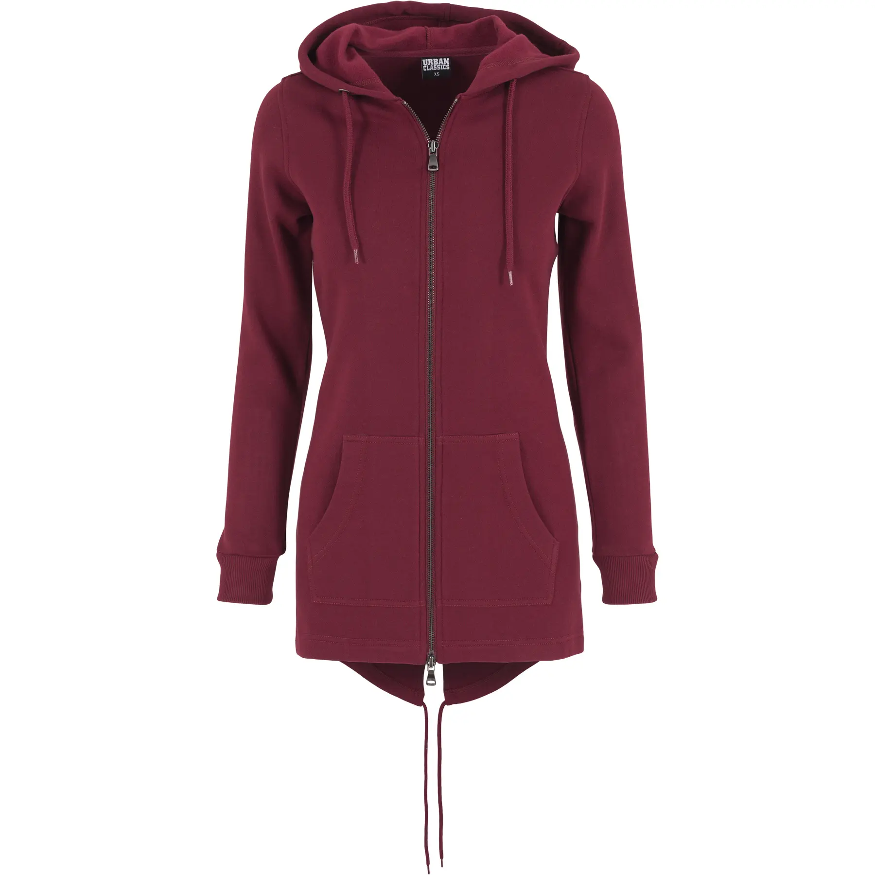4053838095331 - Ladies Sweat Parka Kapuzenjacke burgund in M