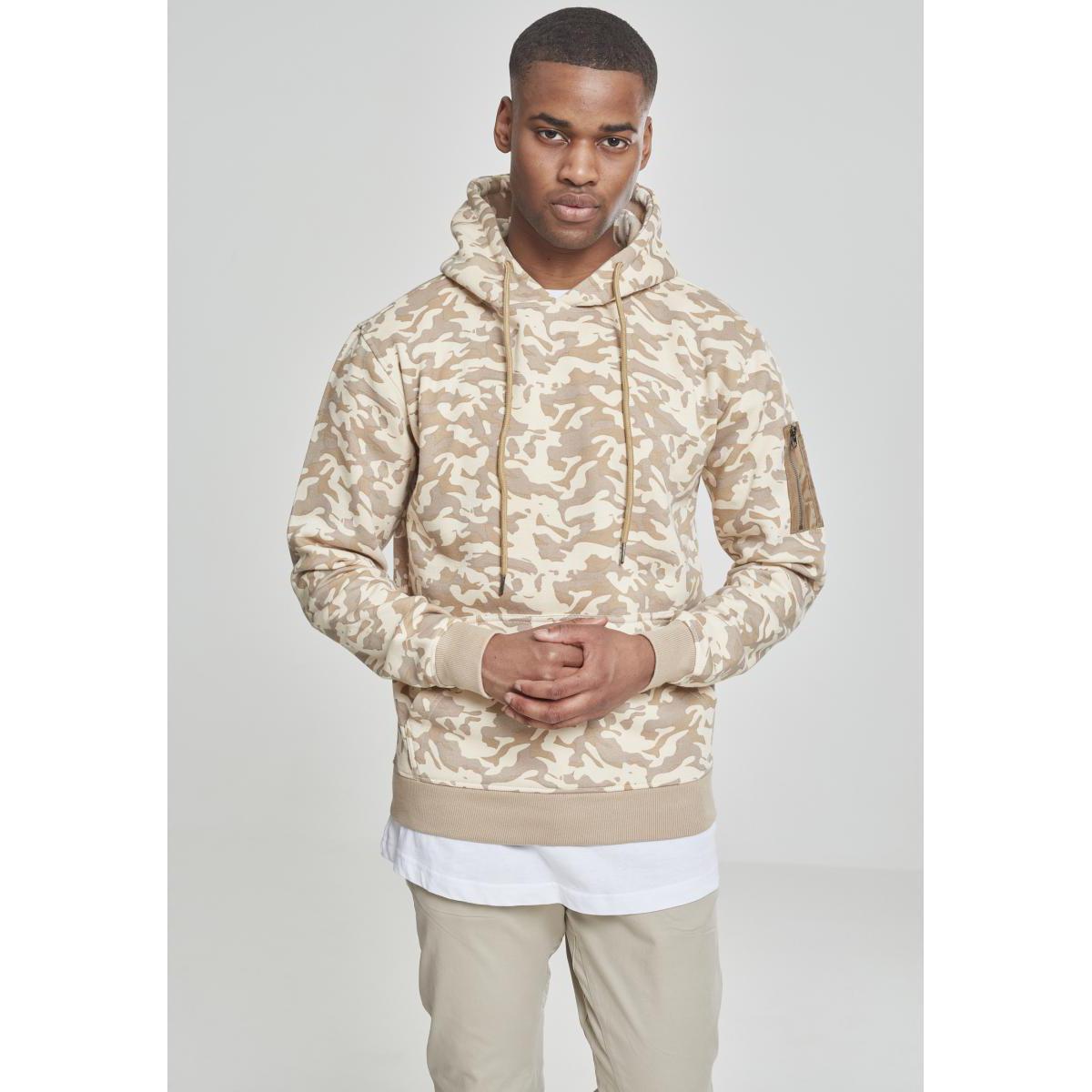 4053838127353 - Herren Kapuzensweater Camo Bomber Hoody