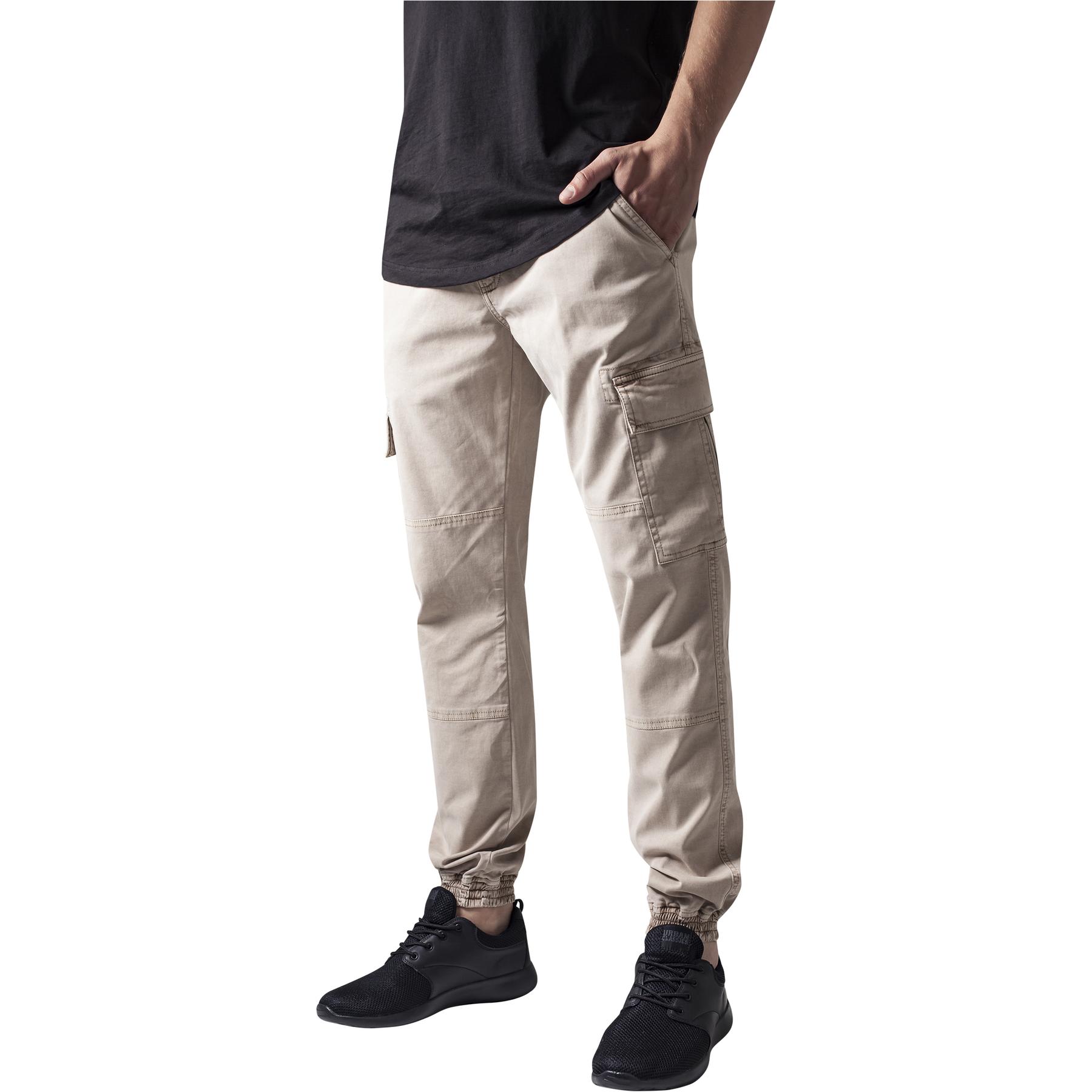 4053838135716 - Herren Washed Cargo Twill Jogginghose TB1435 Sand