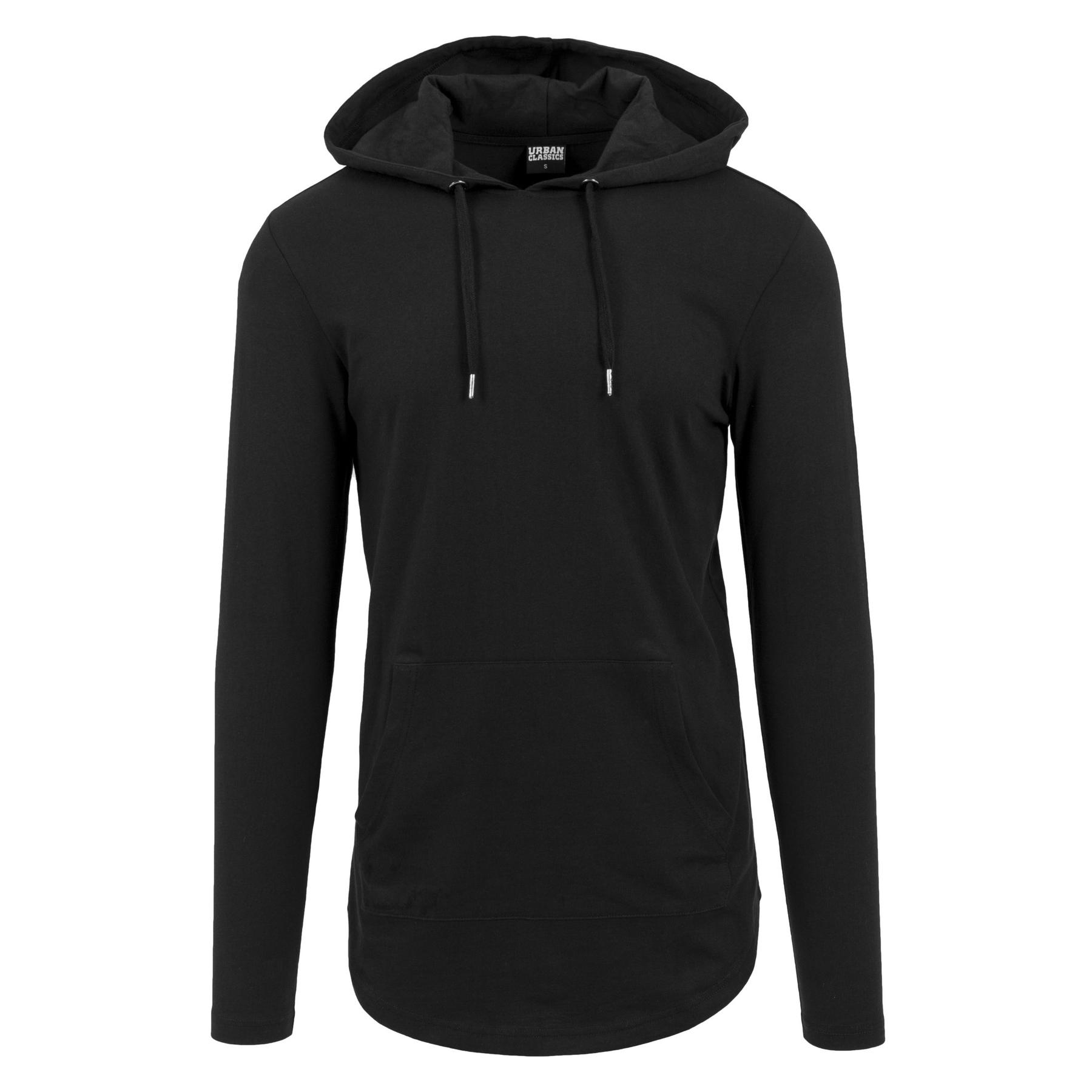 4053838164662 - Jersey Hoody Kapuzenpullover schwarz in L
