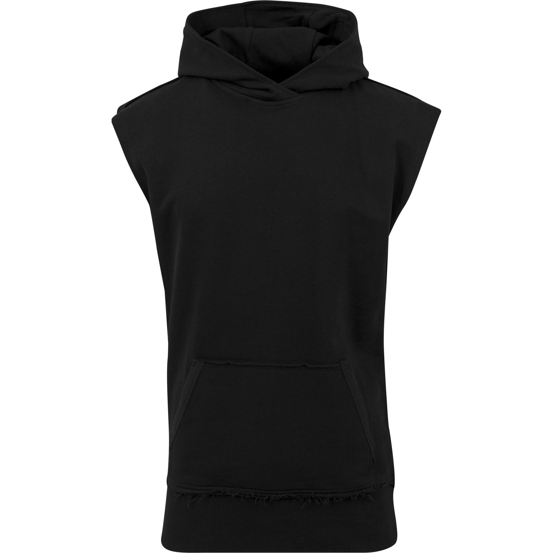4053838166239 - Open Edge Sleeveless Hoodie Kapuzenpullover schwarz in S