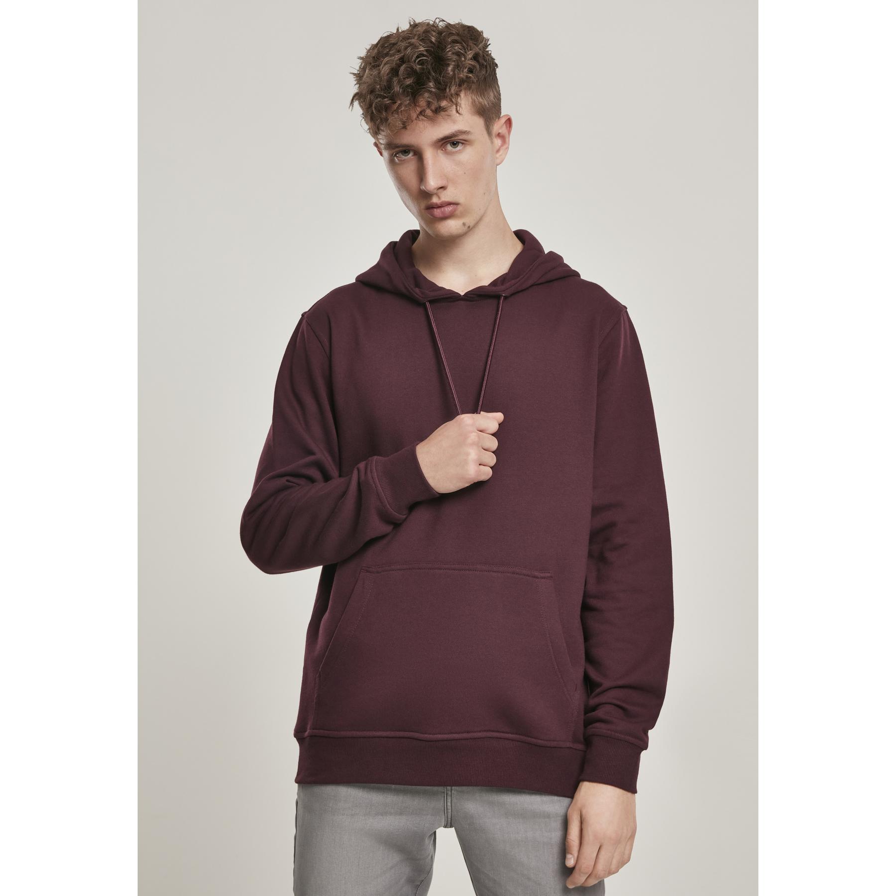 4053838471319 - Hoodie Herren BASIC SWEAT HOODY TB1592 Dunkelrot Redwine