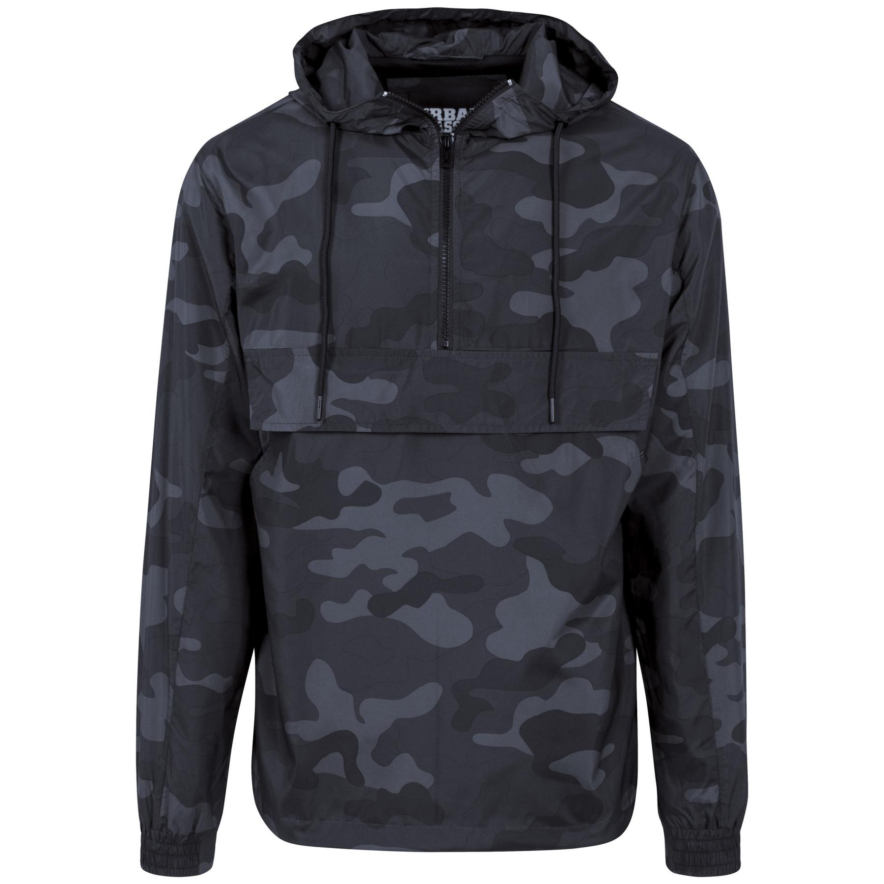 4053838159408 - Camo Pull Over Windbreaker TB1623 darkcamo