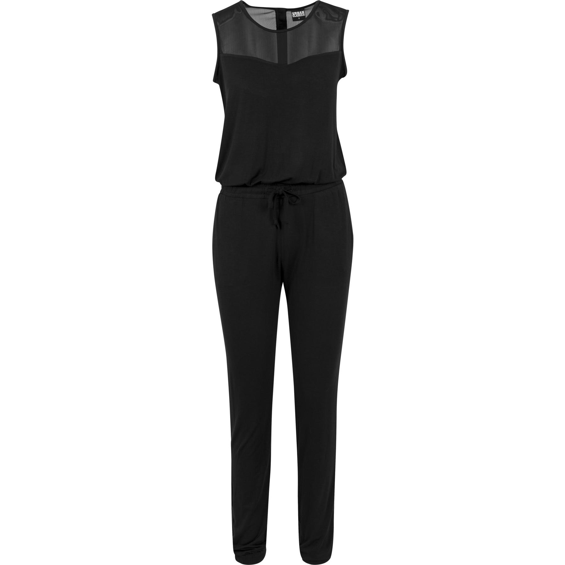 4053838181140 - Ladies Tech Mesh Long Jumpsuit Jumpsuit schwarz in XL