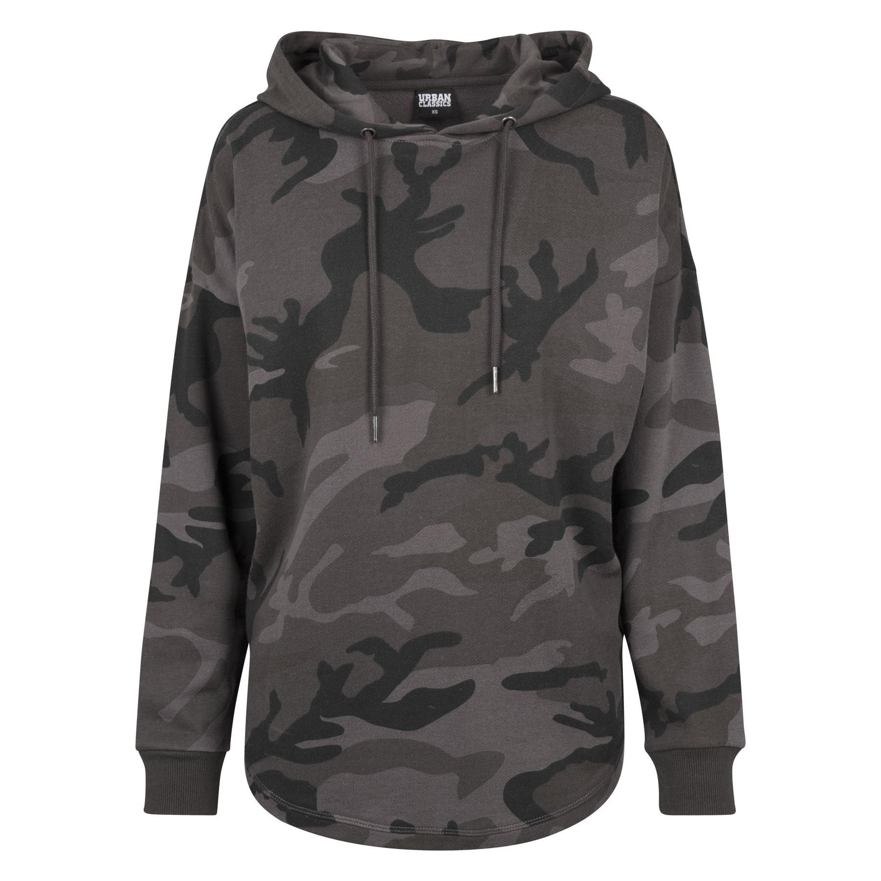 4053838207772 - Ladies Oversized Camo Hoody TB1724 Dark Camo