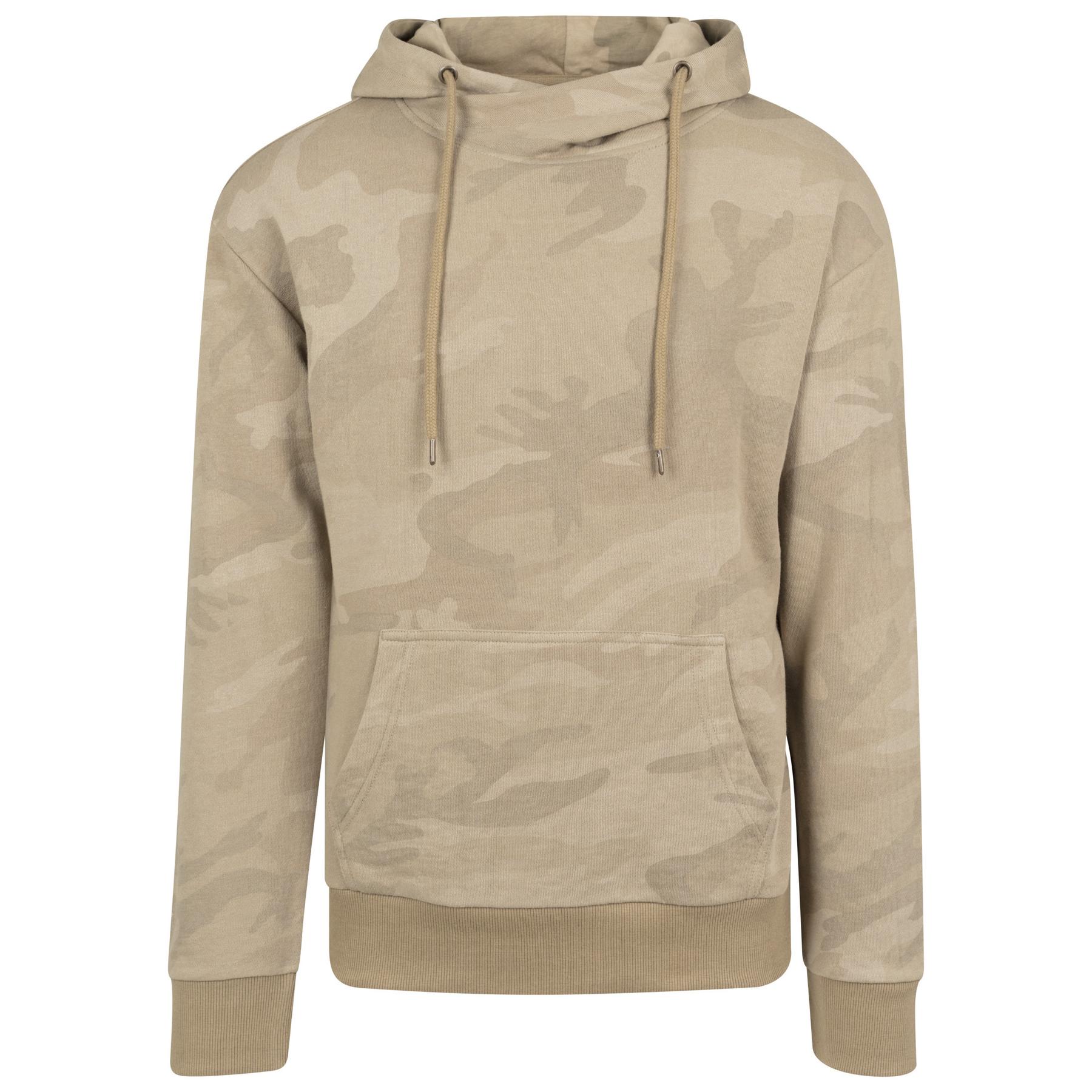 4053838202661 - High Neck Camo Hoody TB1781 Sand Camo
