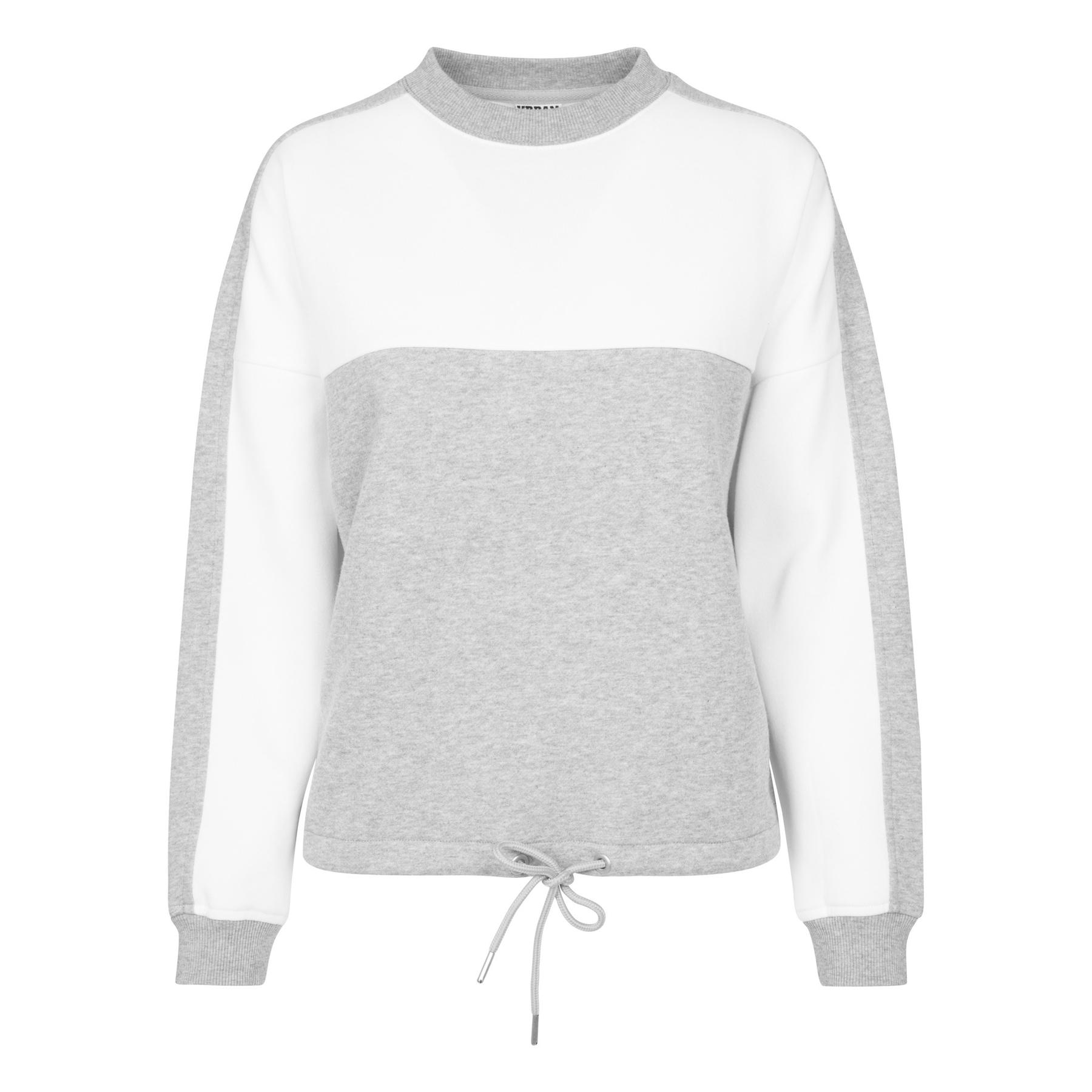 4053838229200 - T-Shirt Urban Classic Oversized 2-tone Stripe crew