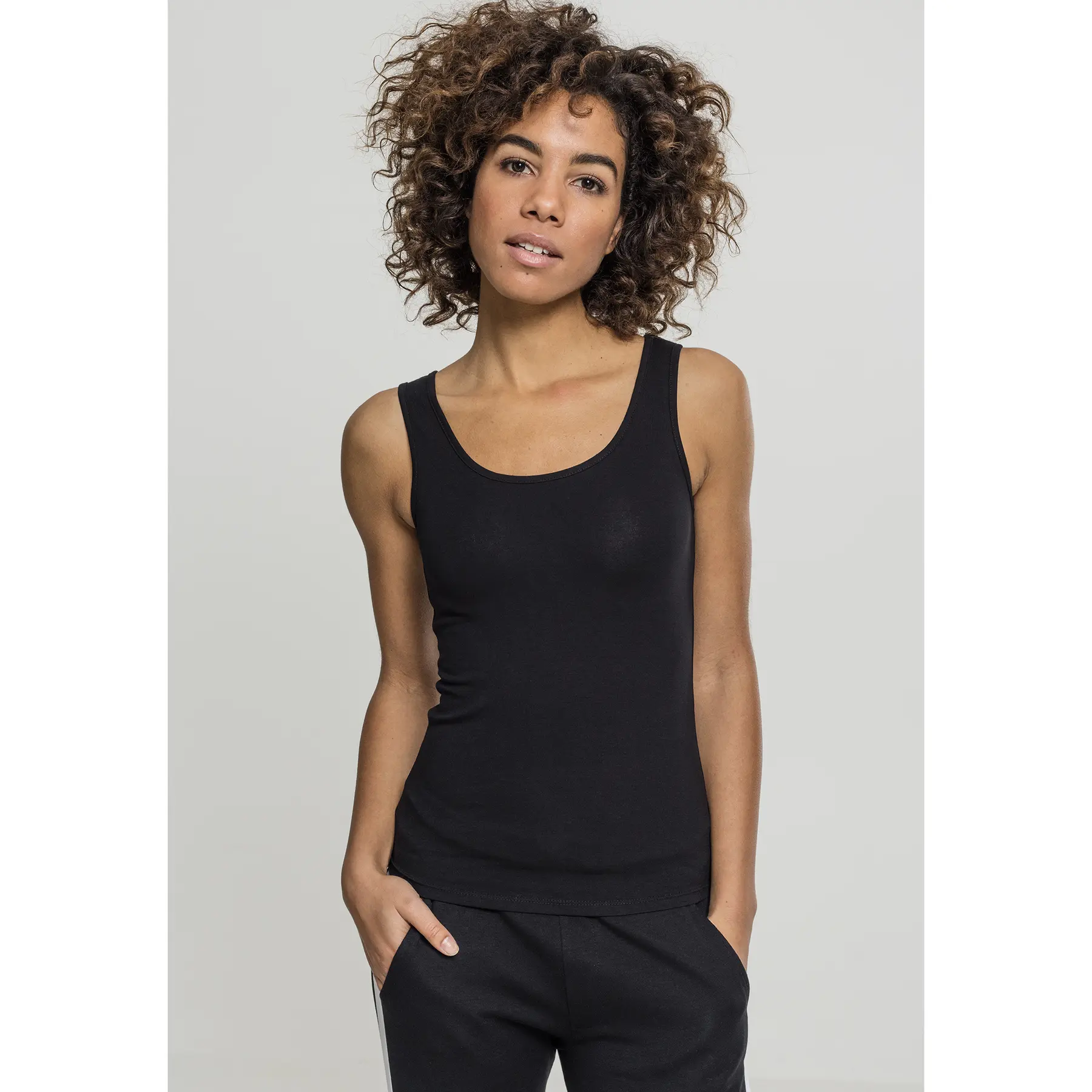 4053838259702 - Ladies 2-Pack Basic Stretch Top Top schwarz in XL