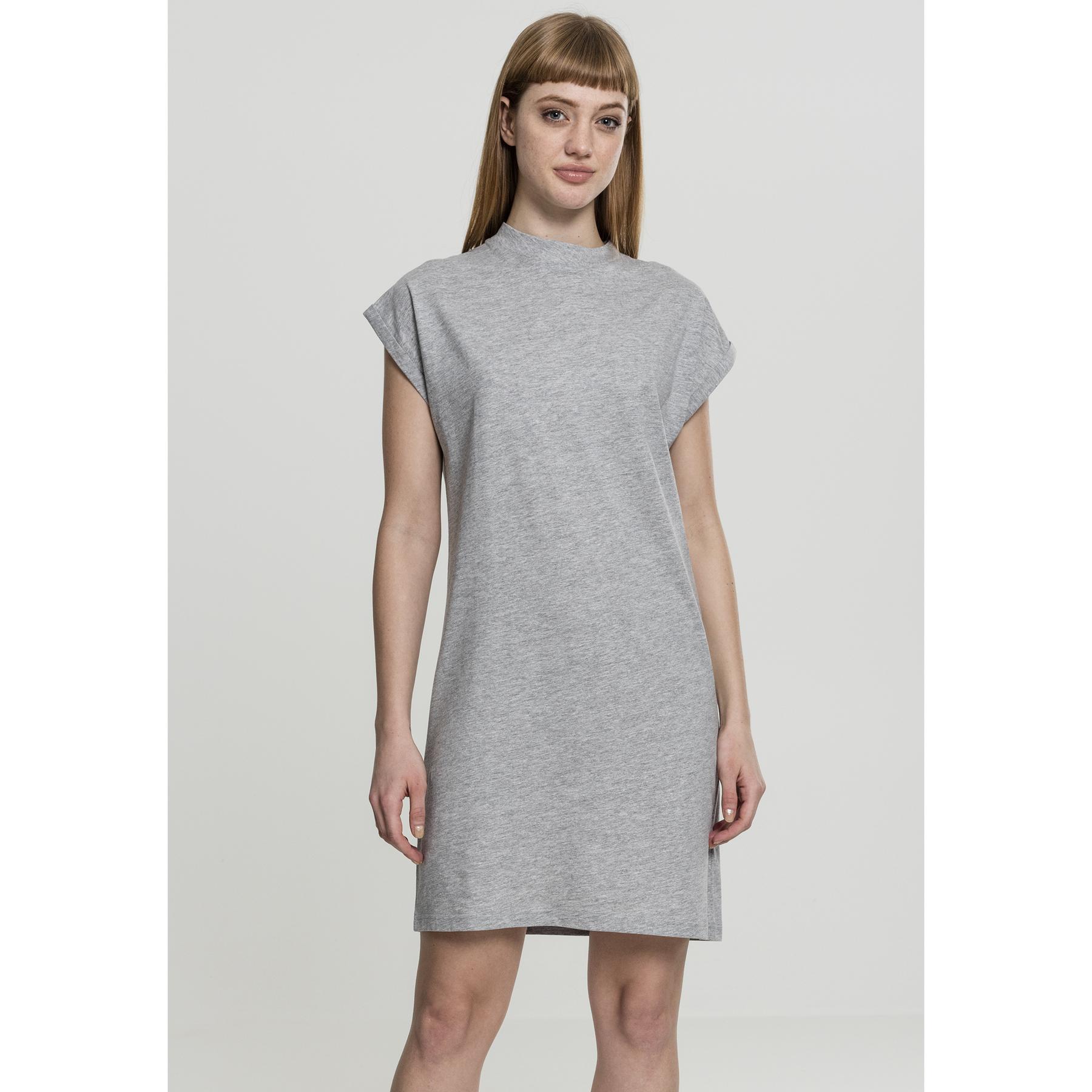 4053838260111 - Kleid Damen LADIES TURTLE EXTENDED SHOULDER DRESS TB1910 Grau Grey