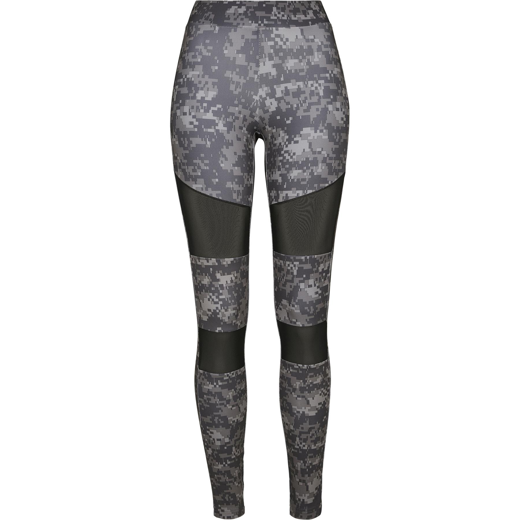 4053838624357 - Legginngs Damen LADIES CAMO TECH MESH LEGGINGS TB1939 Camouflage Dark Digital Camo