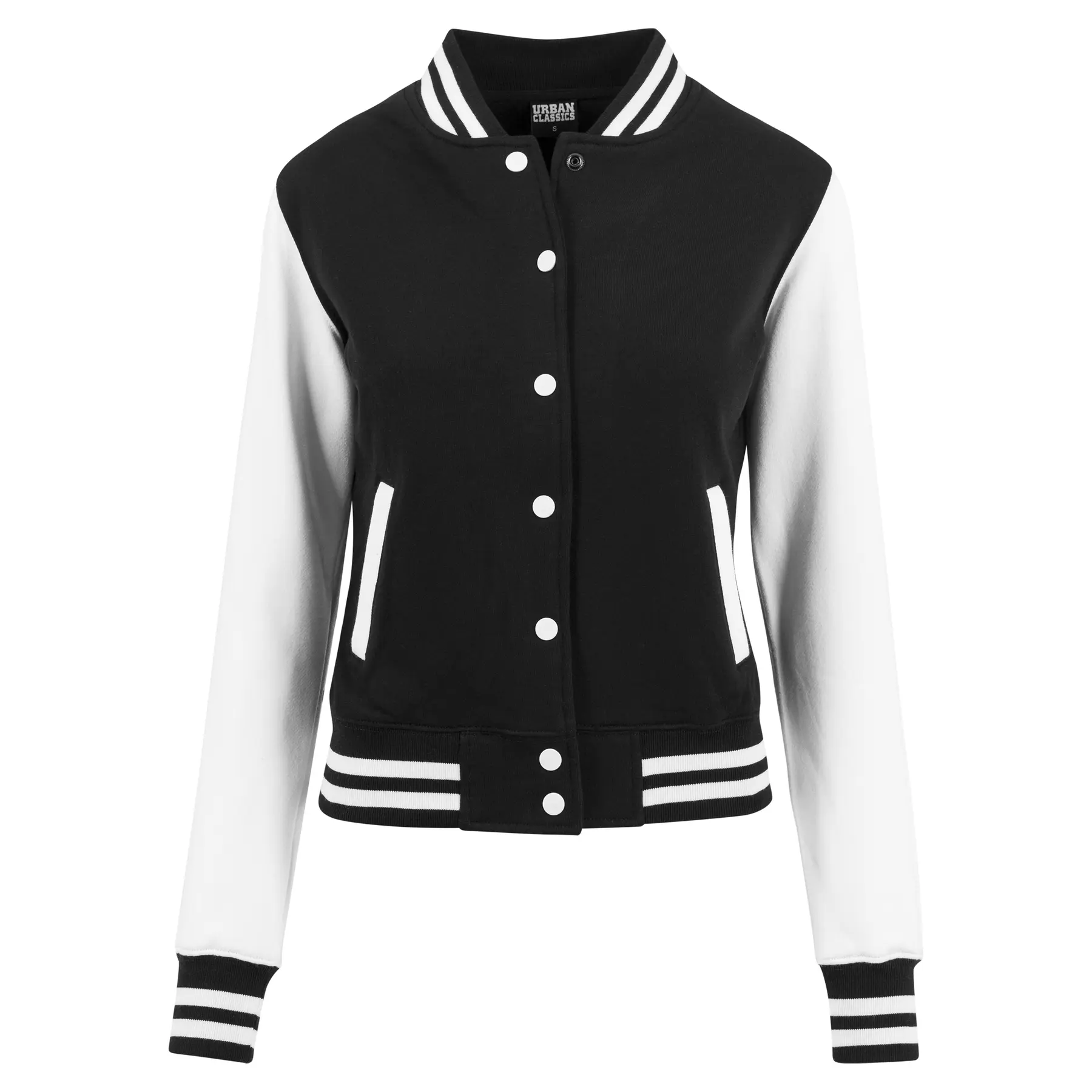 4053838242957 - Teddy-Jacke Damen große Größen urban classic 2-tone college sweat 4053838242957 - Teddy-Jacke Damen große Größen urban classic 2-tone college sweat