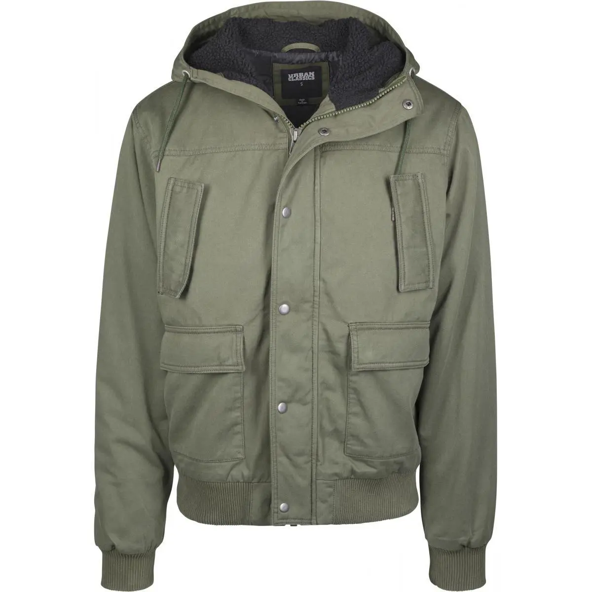 Urban Classics Men's Vert Parka Urban Classic Hooded Cotton