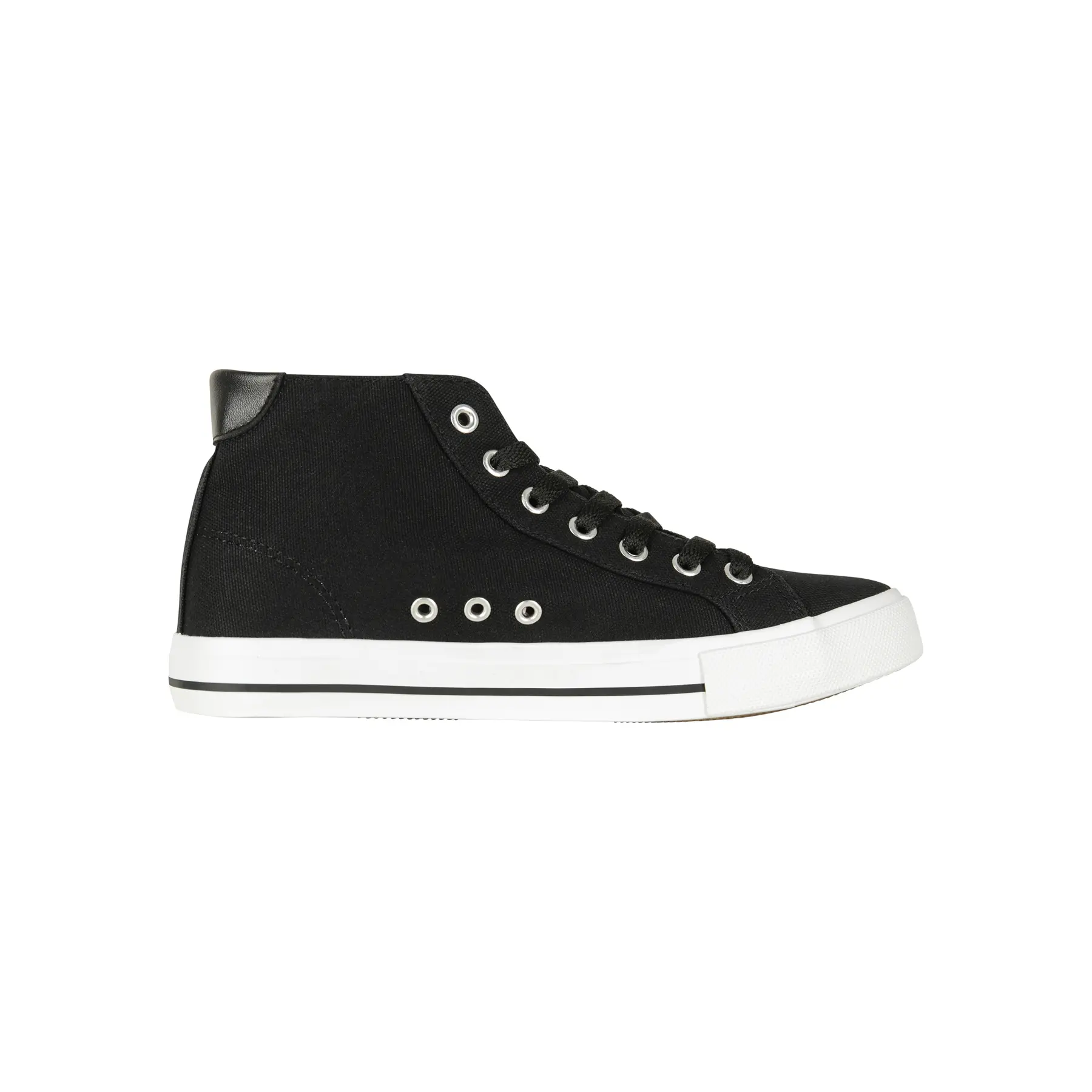 Urban Classics Unisex Noir Urban Classic Top Canvas Sneakers