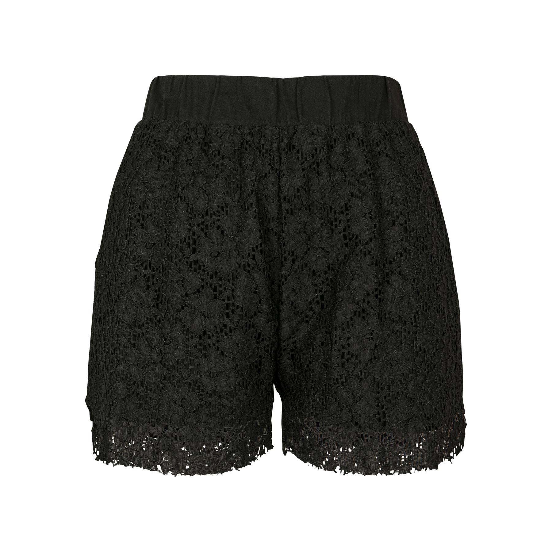 4053838391037 - Ladies Lace Shorts Short schwarz in S