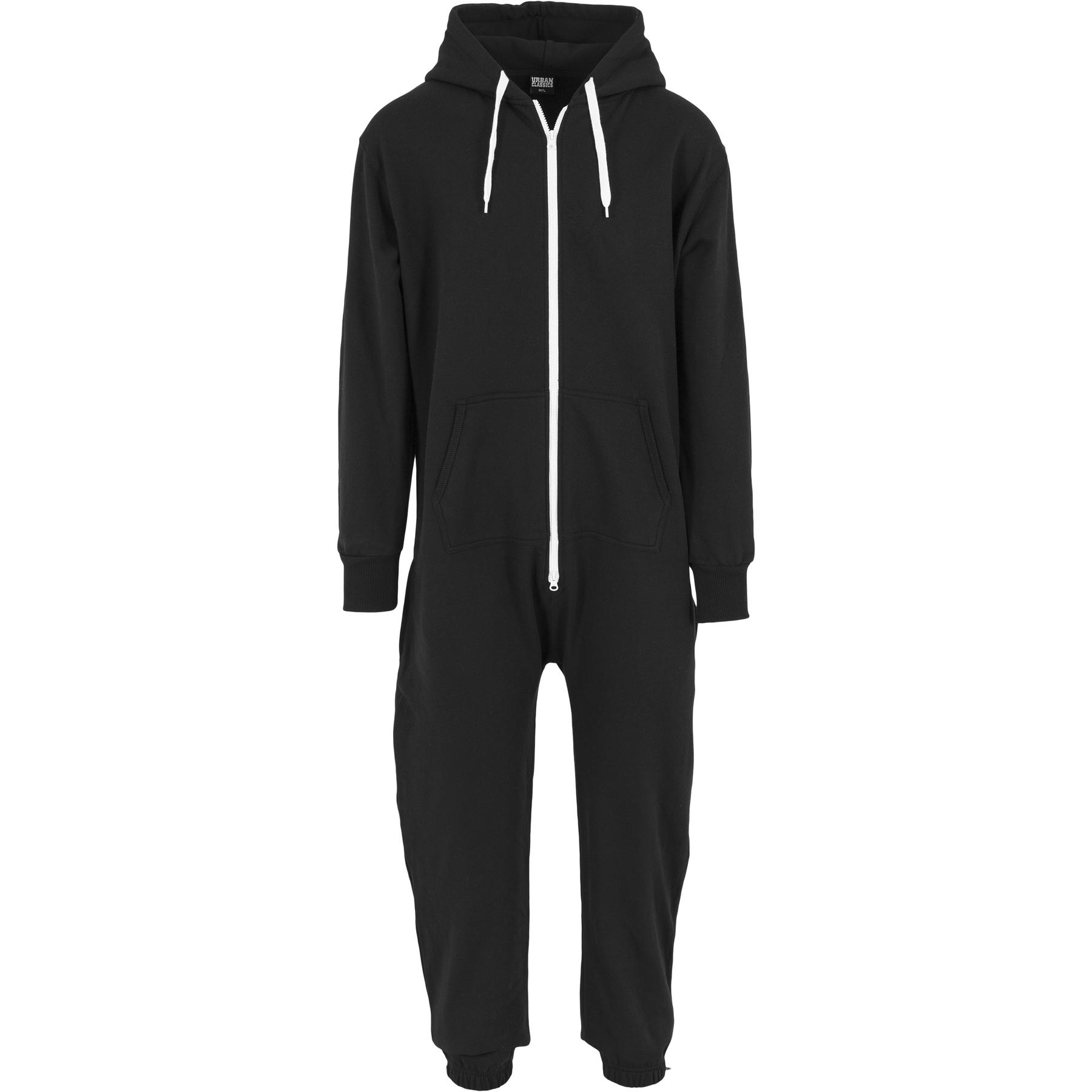 4051243081765 - Sweat Jumpsuit Overall schwarz in M-L 4051243081765 - Sweat Jumpsuit Overall schwarz in M-L