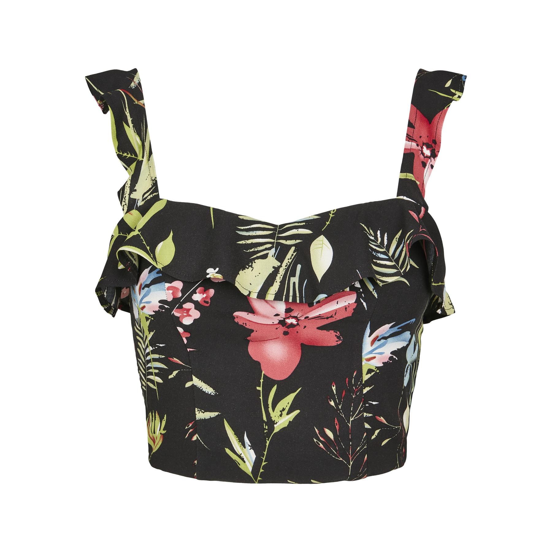 4053838423196 - Crop Top Damen Urban Classic Volant