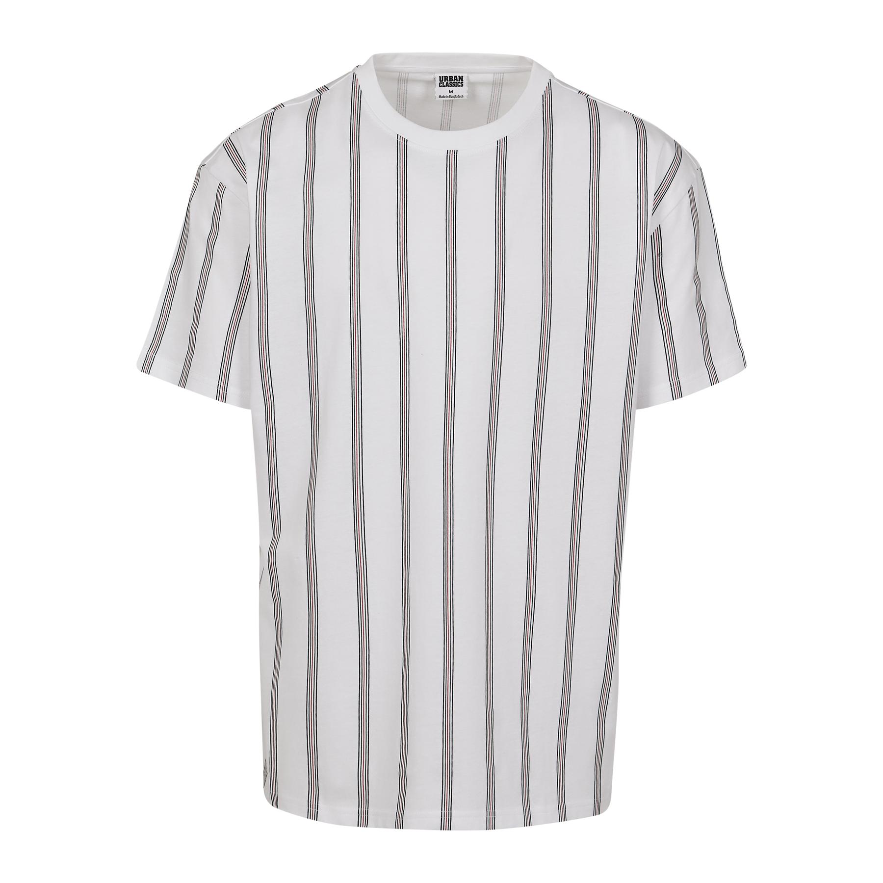 4053838425183 - Herren Rundhals T-Shirt Heavy Oversized Stripe Tee
