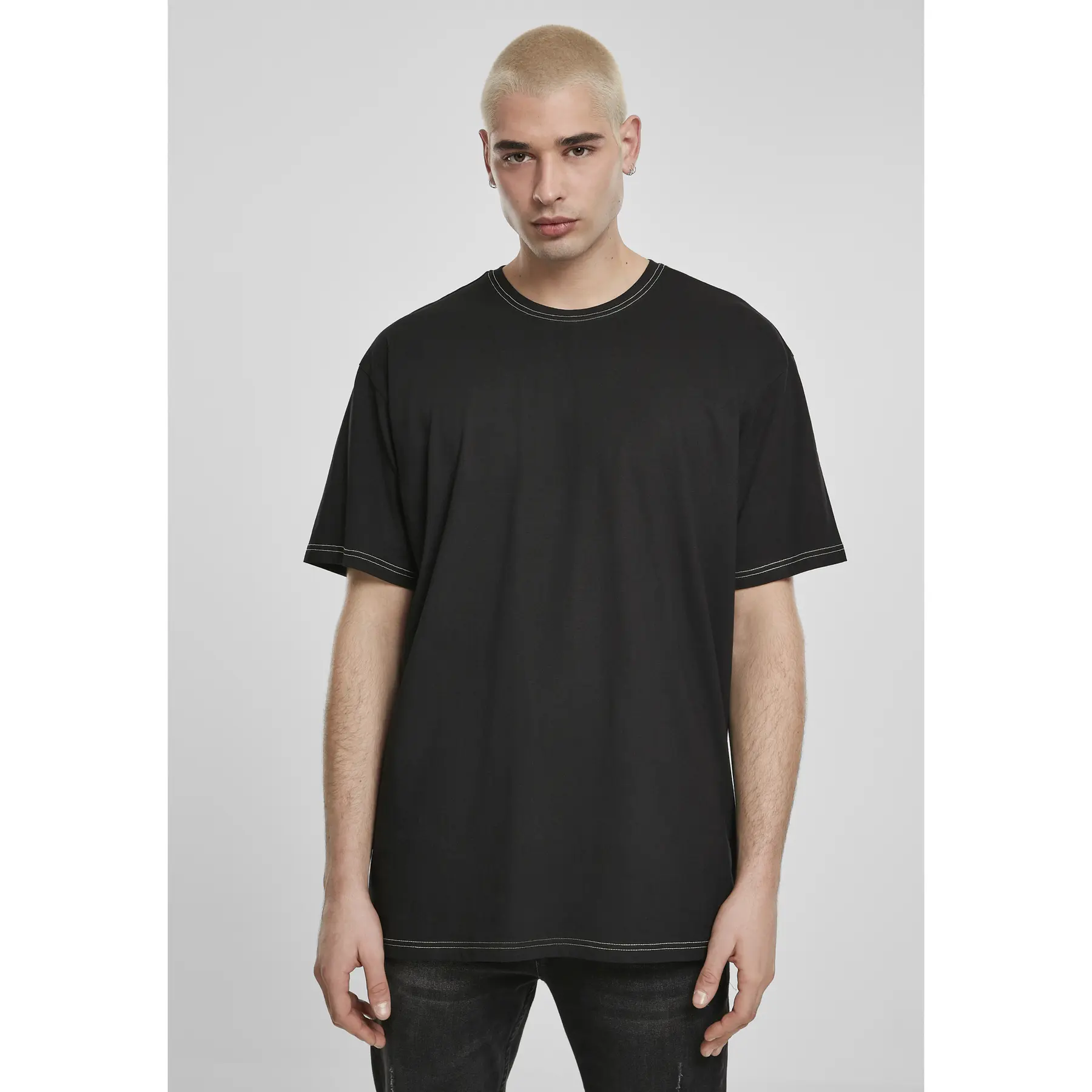 4053838200469 - T-Shirt Herren HEAVY OVERSIZED TEE TB1778 Schwarz Black