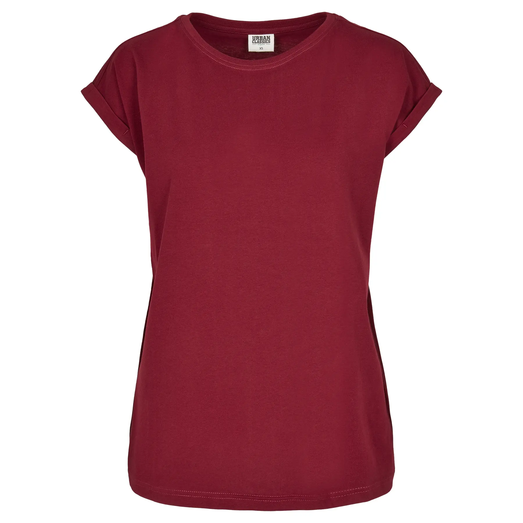 4053838666746 - T-Shirt LADIES ORGANIC EXTENDED SHOULDER TEE TB2983 Dunkelrot Burgundy