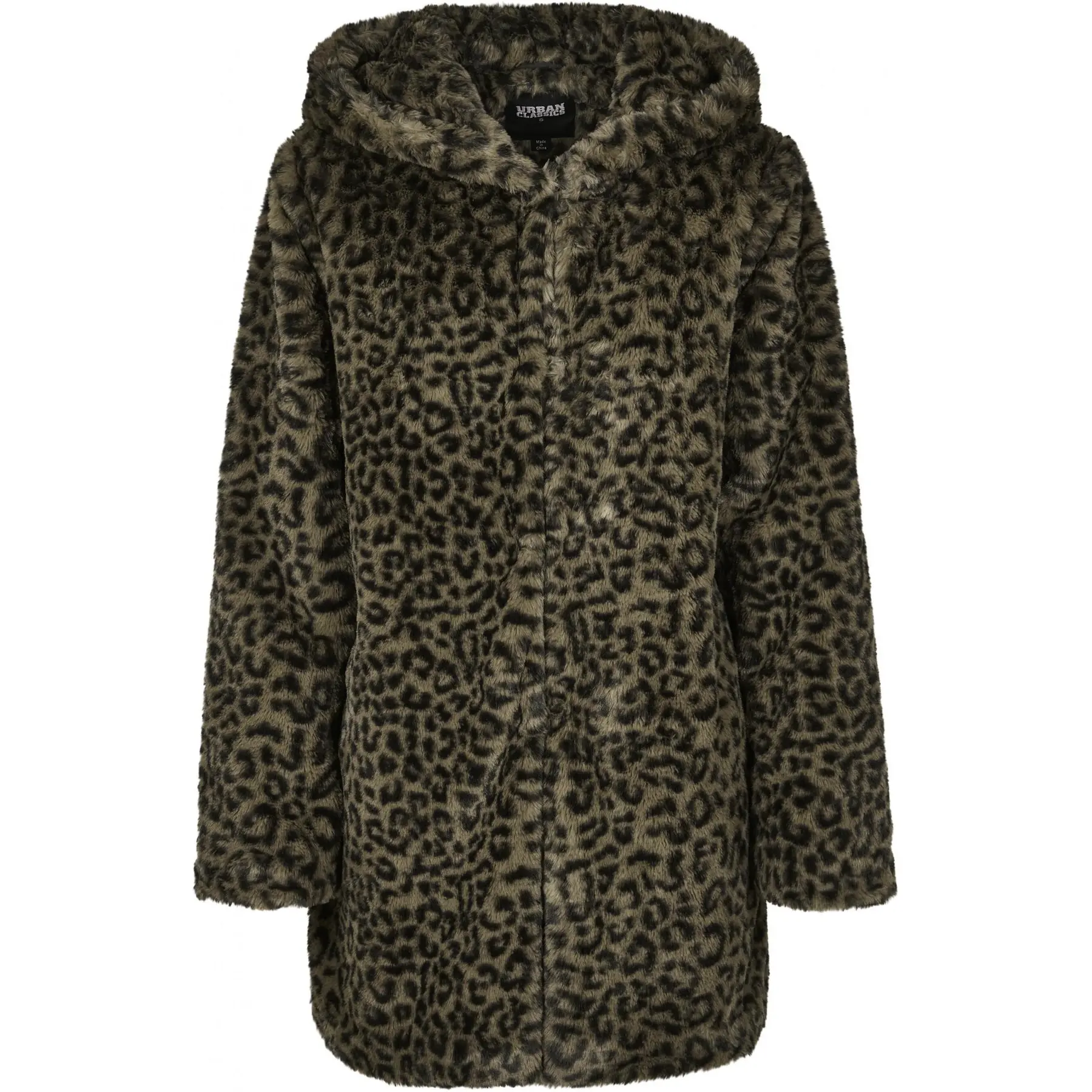 Parka Damen Urban Classic leo teddy