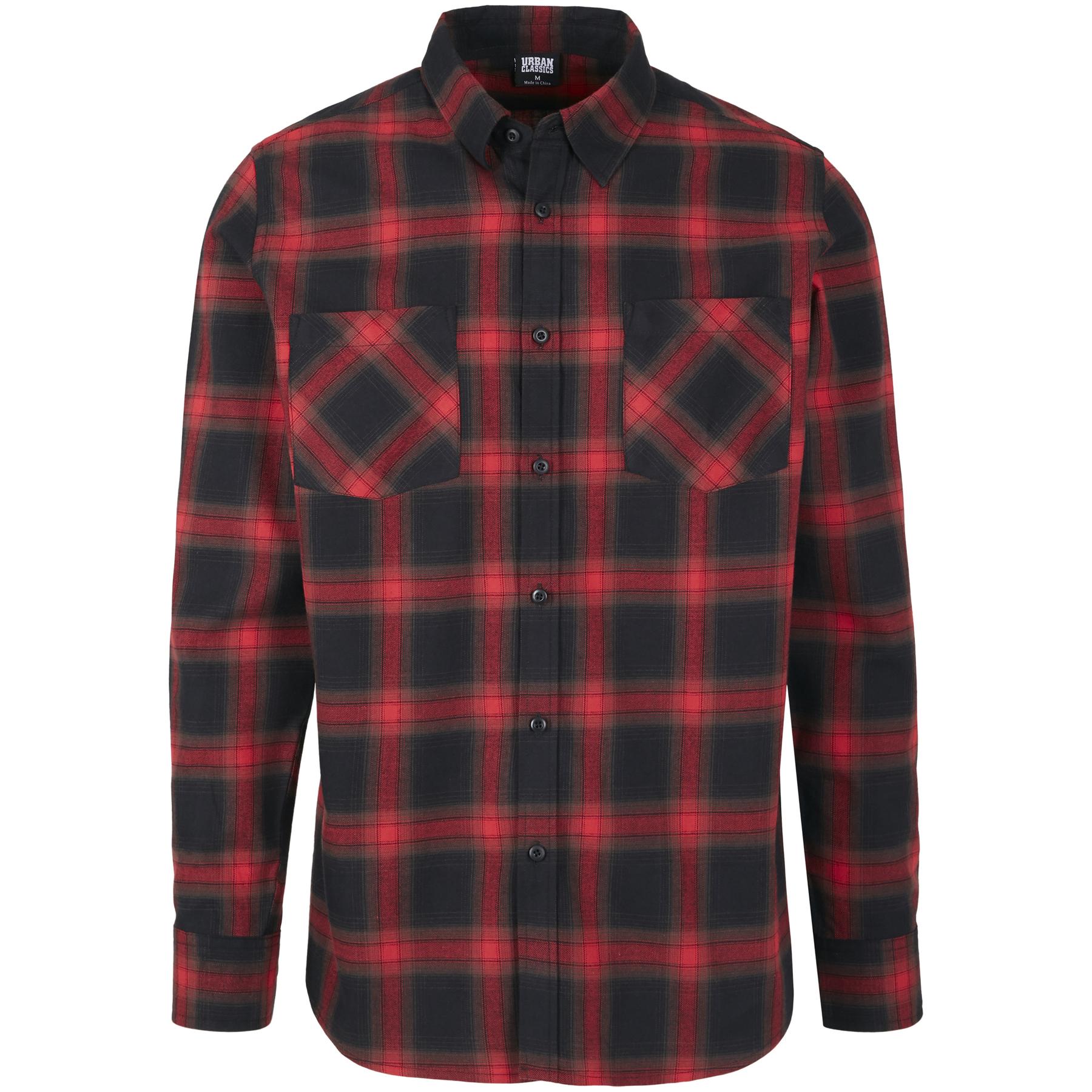 4053838532775 - Checked Flanell Shirt 6 Flanellhemd schwarz rot in M