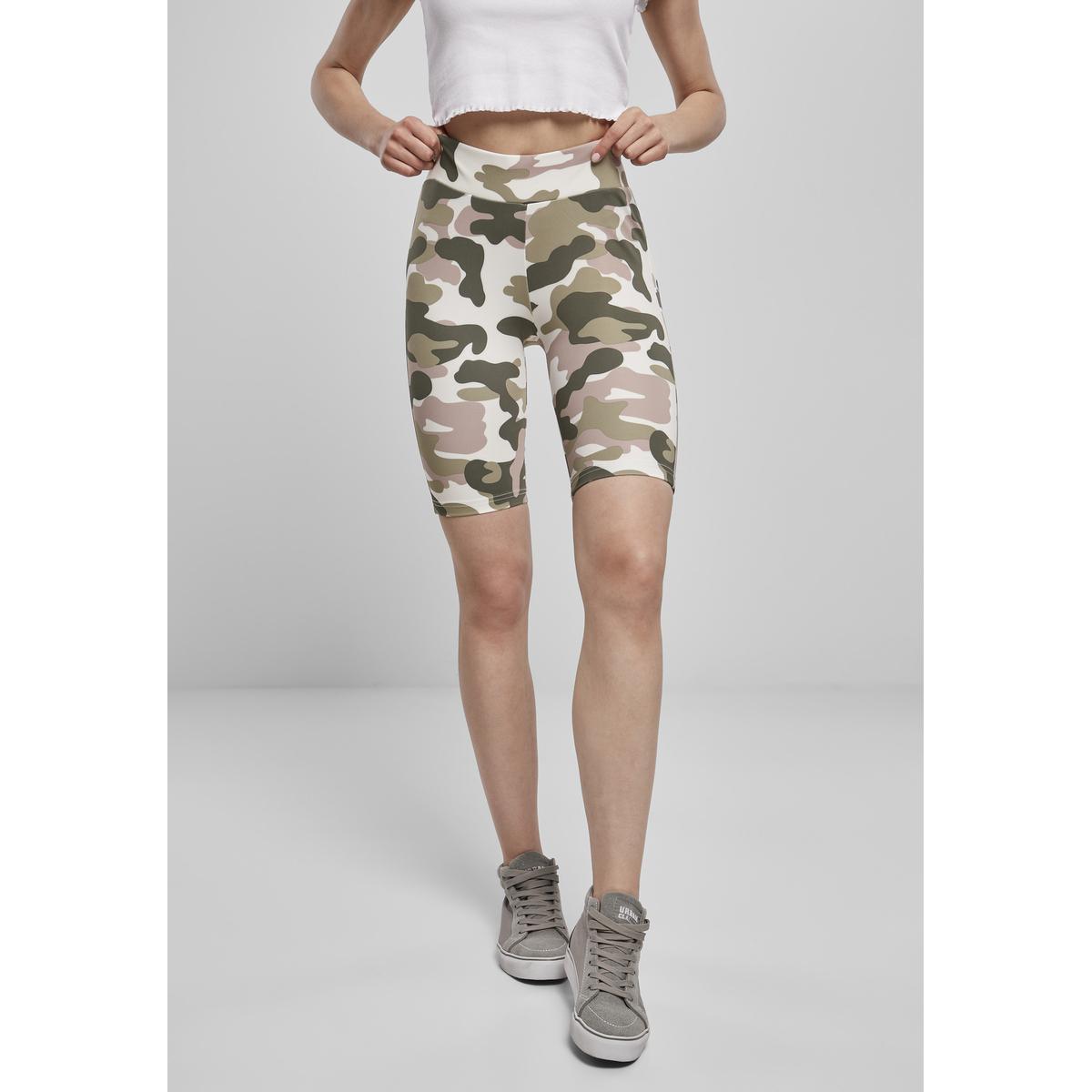 4053838787465 - Radlerhosen für Frauen high waist camouflage tech (Grandes tailles)