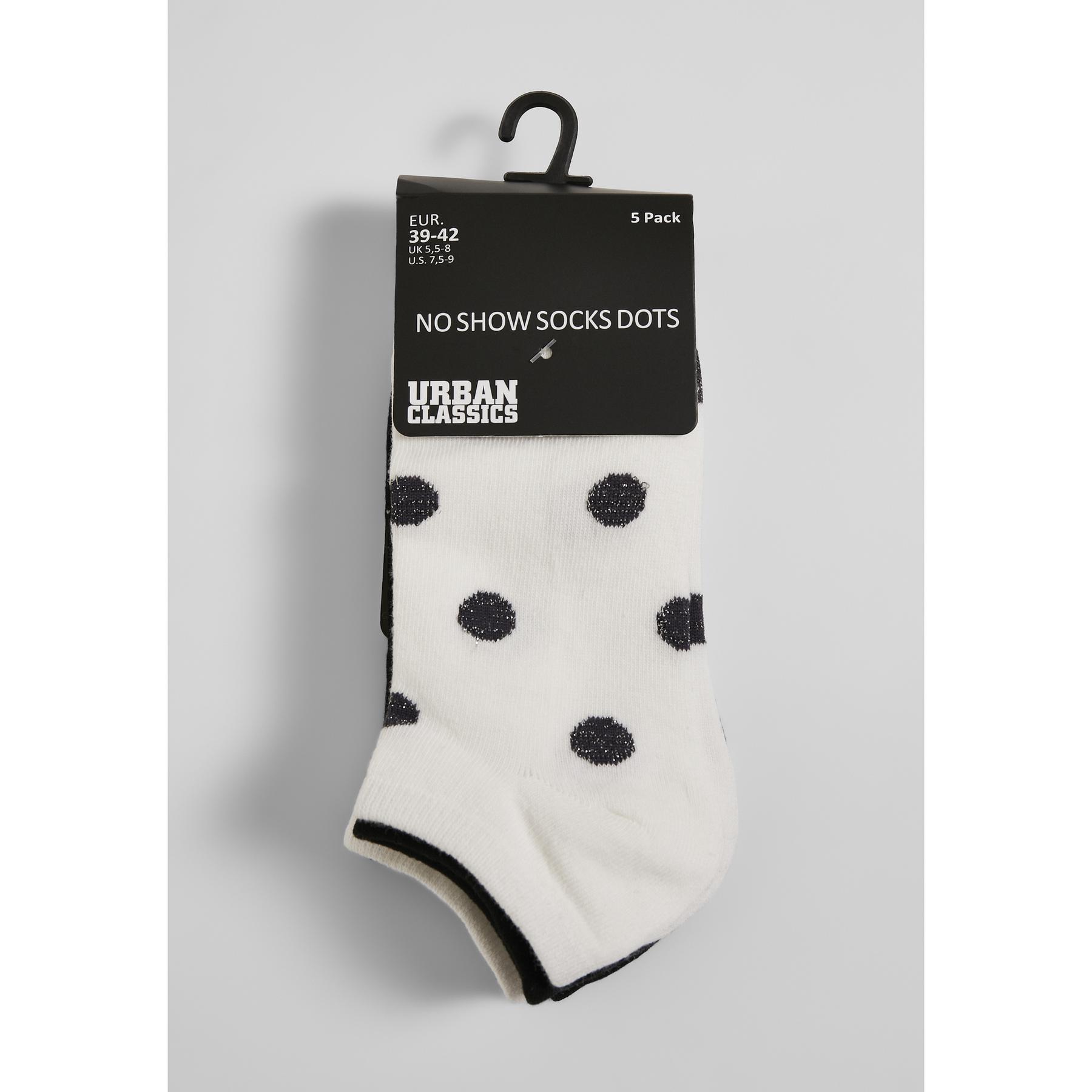 4053838602607 - No Show Socks Dots 5-Pack Socken schwarz weiß