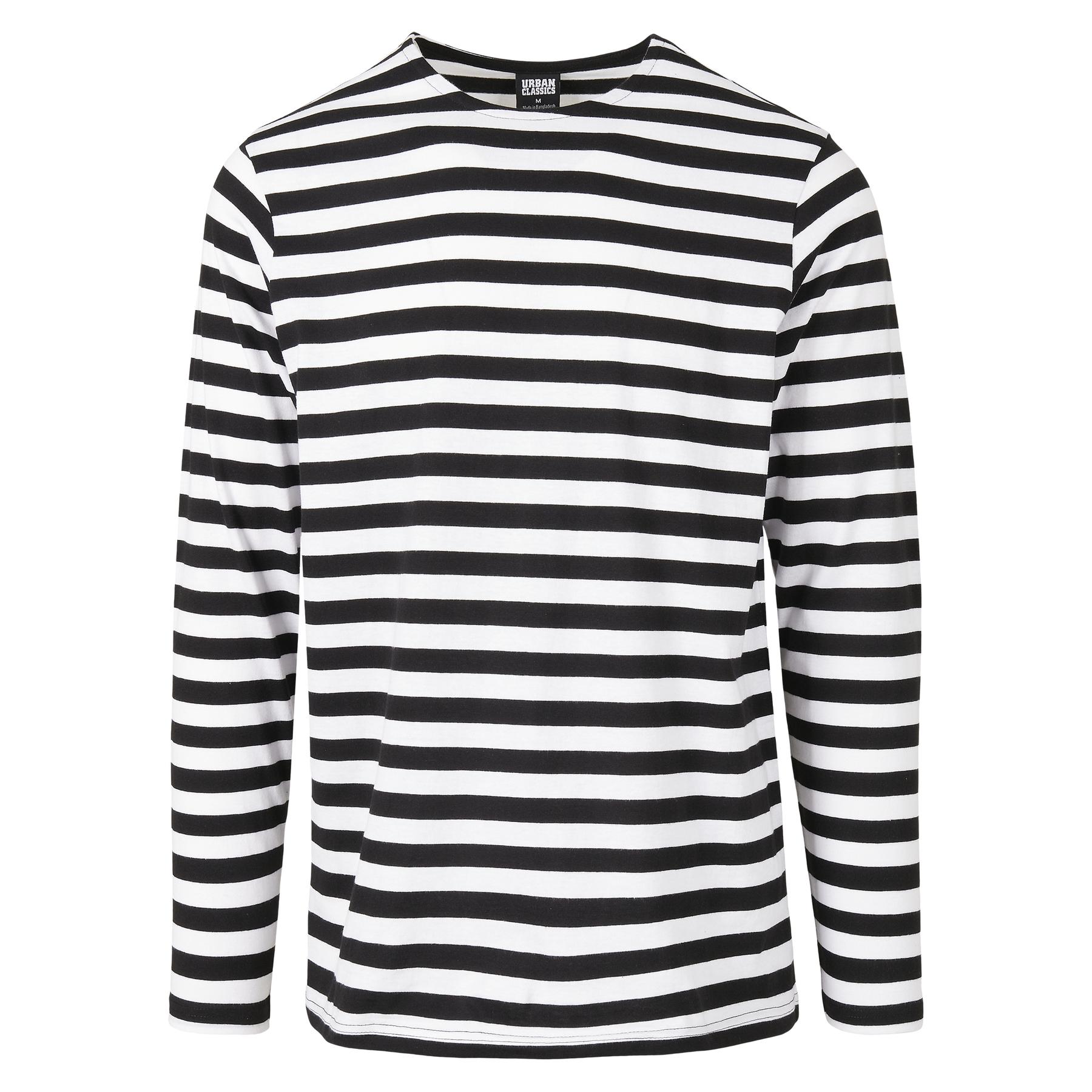 4053838676257 - Regular Stripe Longlseeve Langarmshirt rot schwarz in M