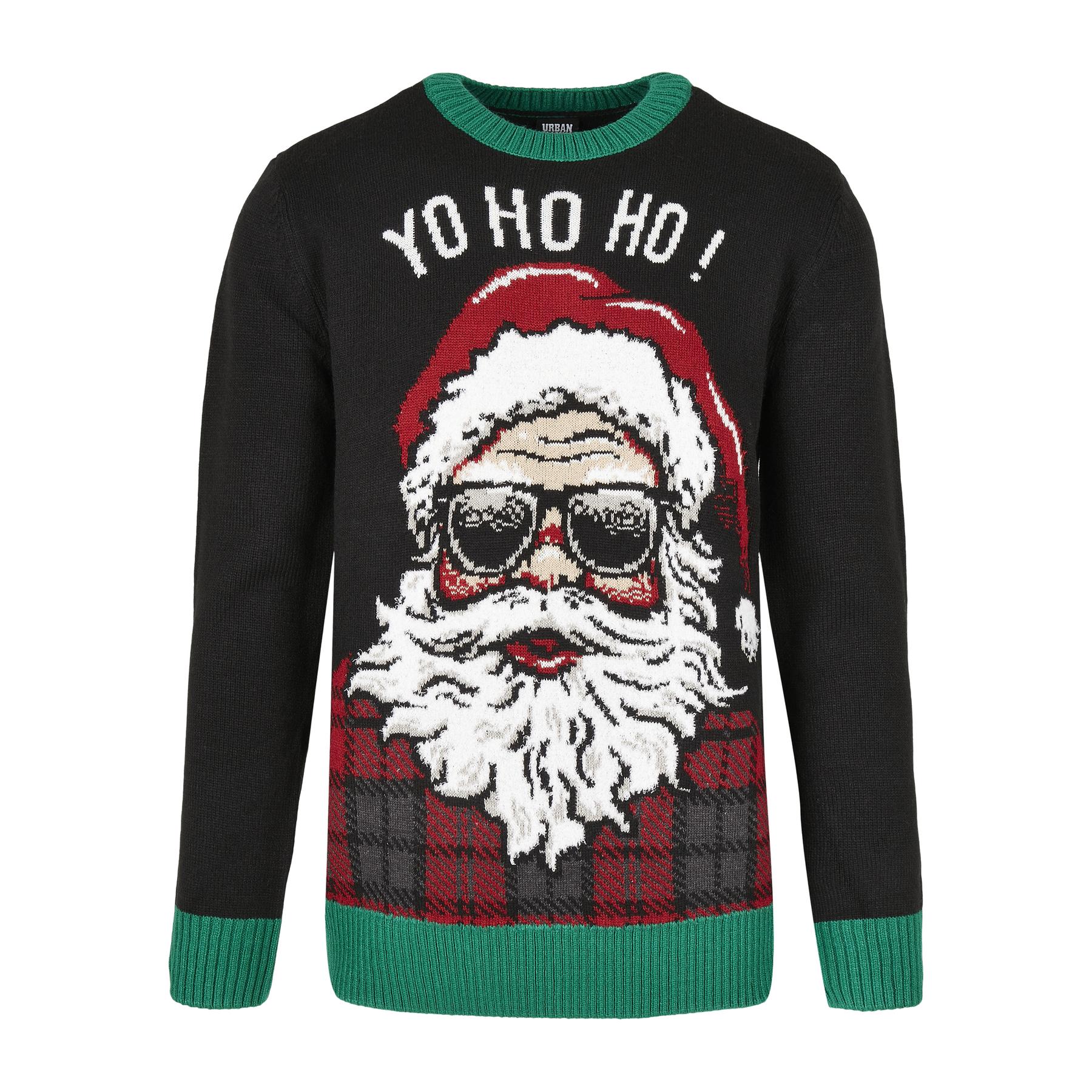 4053838680957 - Yo Ho Ho Sweater Weihnachtspullover schwarz grün weiß in M