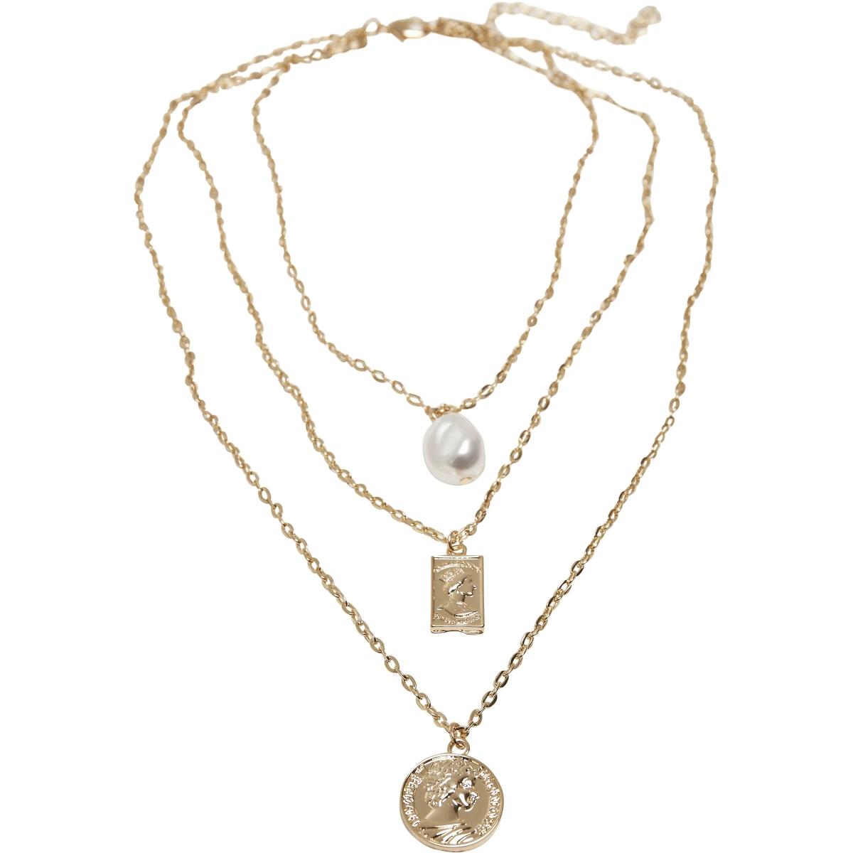 4053838803349 - Pearl Layering Necklace Halskette goldfarben